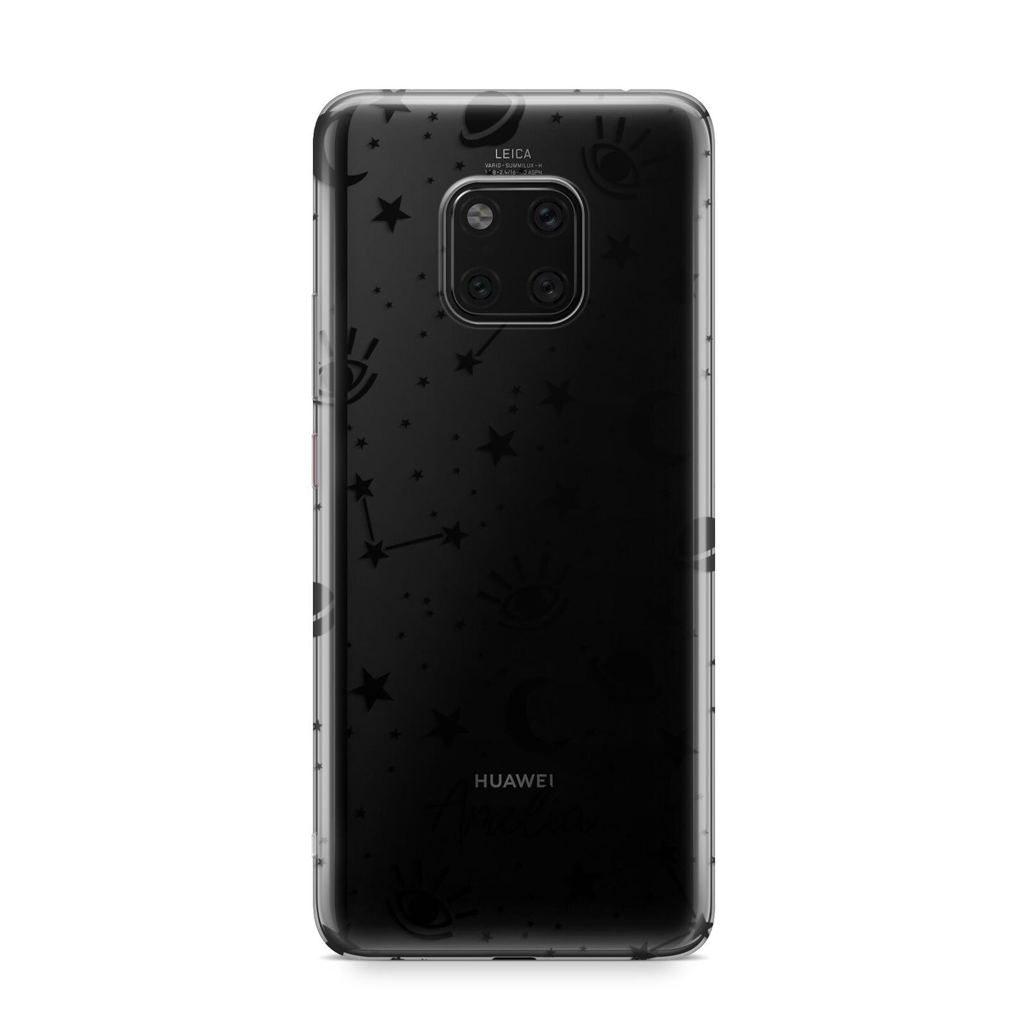 Monochrome Zodiac Constellations with Name Huawei Mate 20 Pro Phone Case