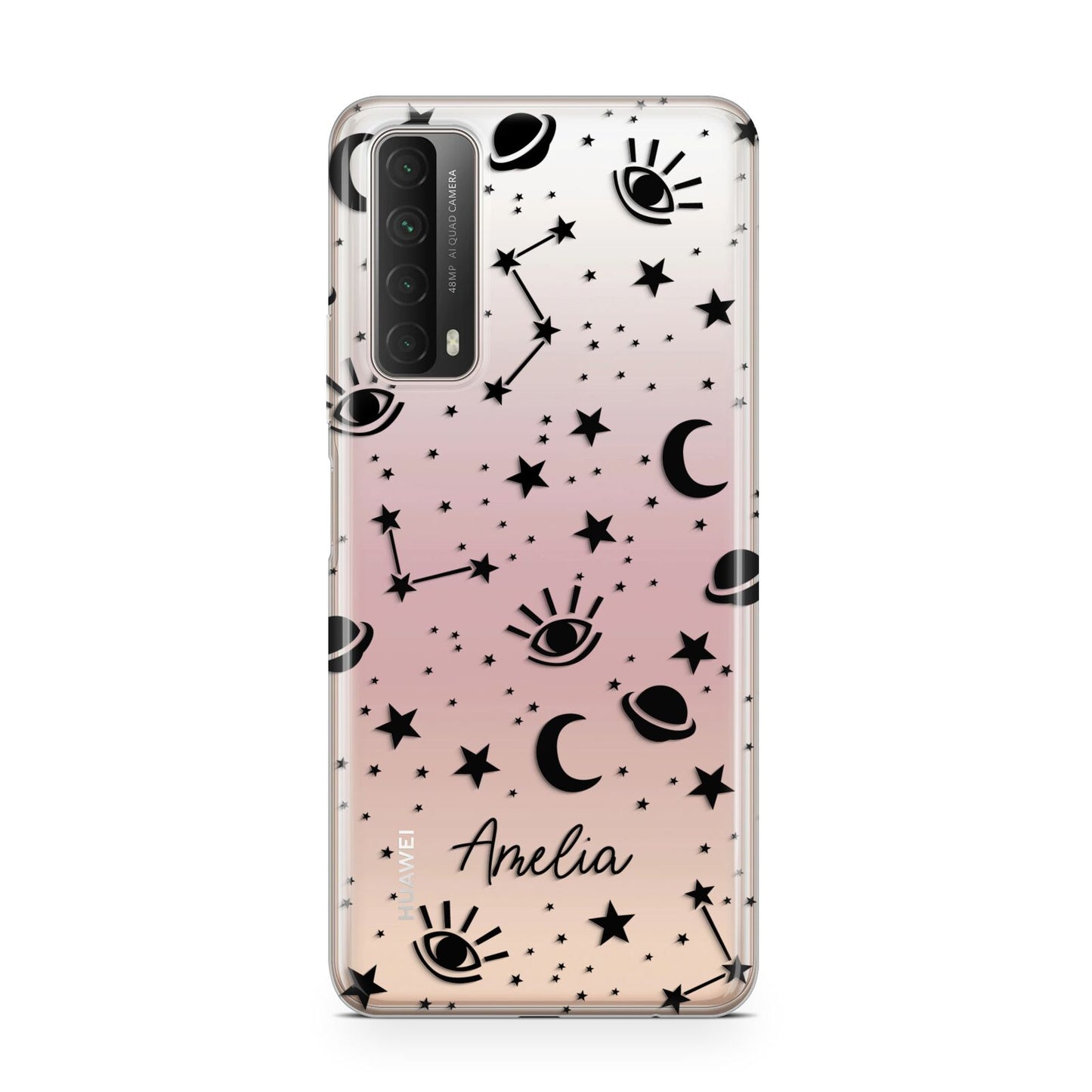 Monochrome Zodiac Constellations with Name Huawei P Smart 2021