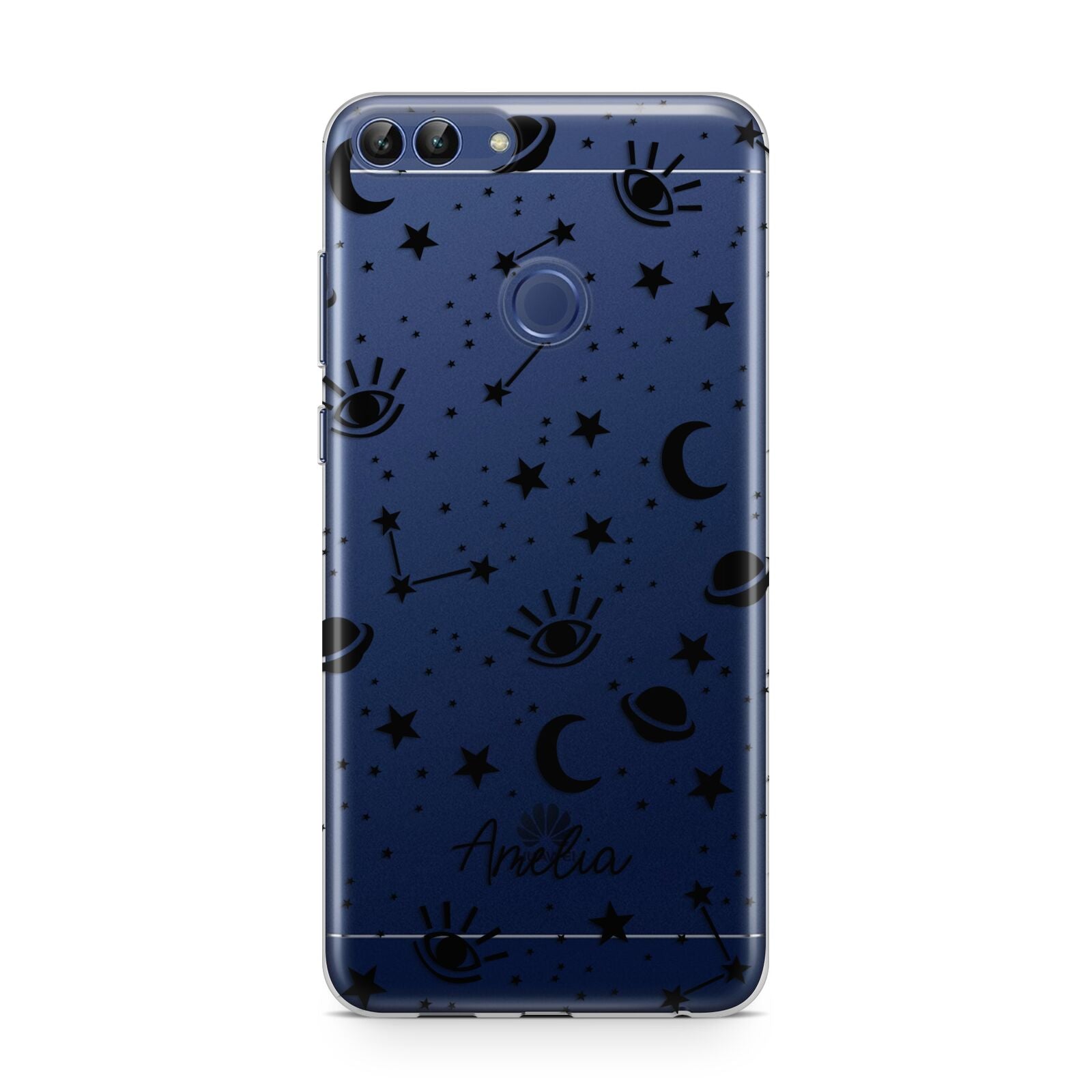 Monochrome Zodiac Constellations with Name Huawei P Smart Case