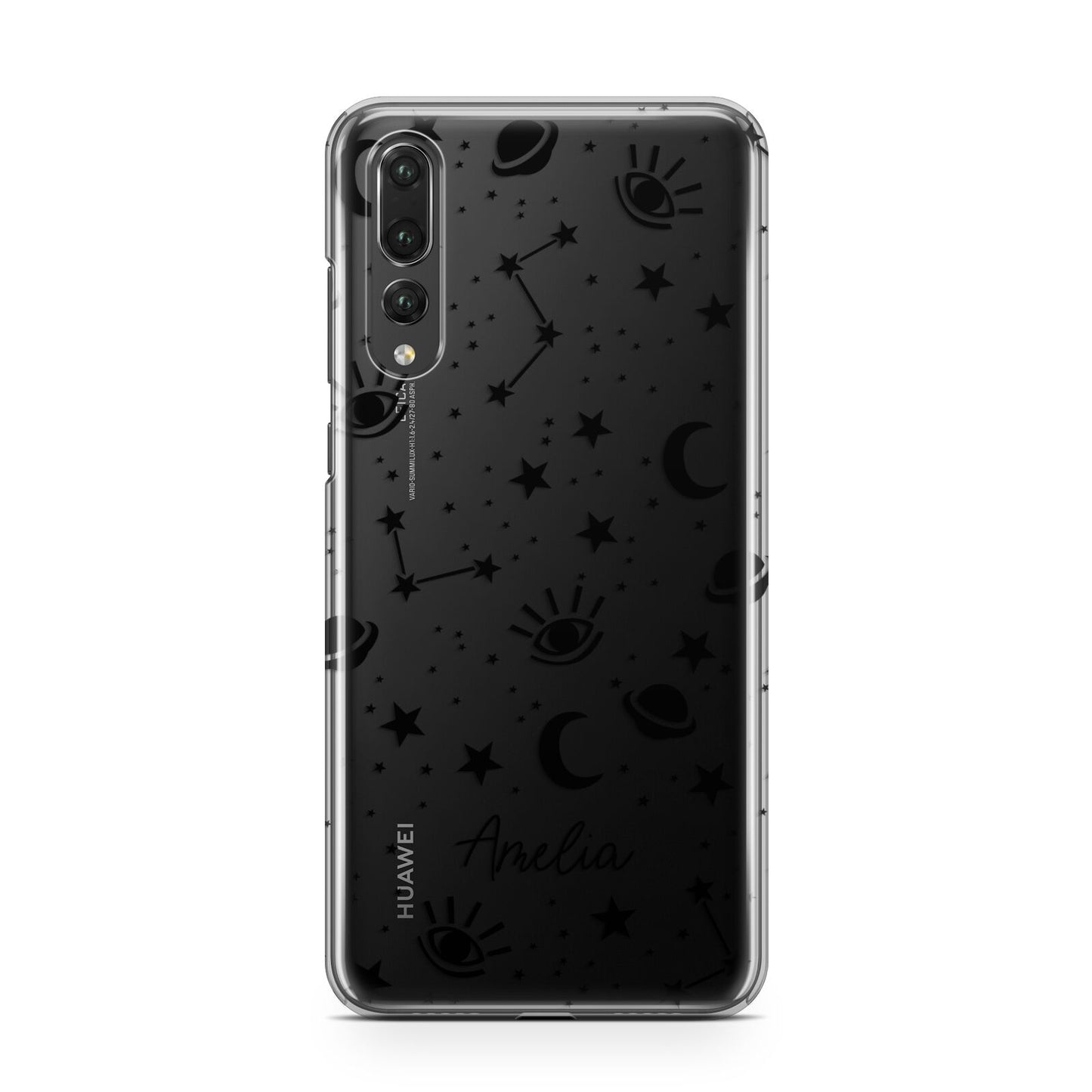 Monochrome Zodiac Constellations with Name Huawei P20 Pro Phone Case