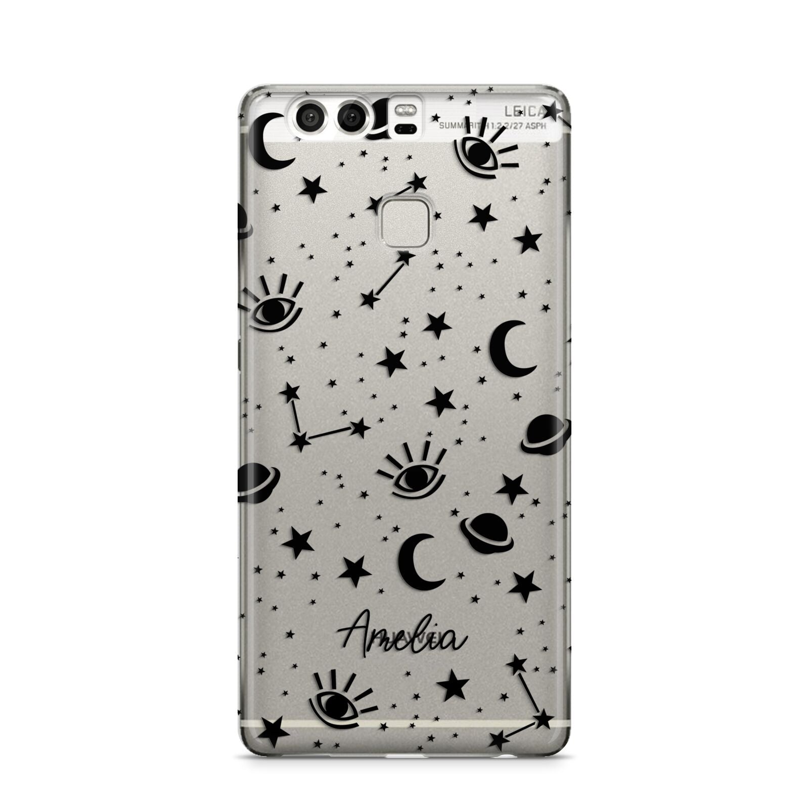 Monochrome Zodiac Constellations with Name Huawei P9 Case