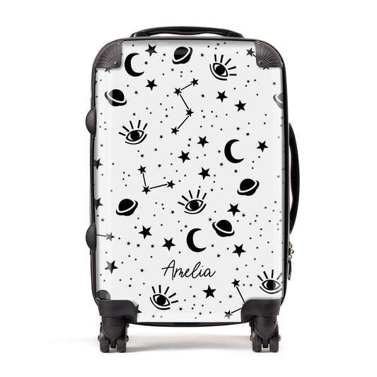 Monochrome Zodiac Constellations with Name Suitcase