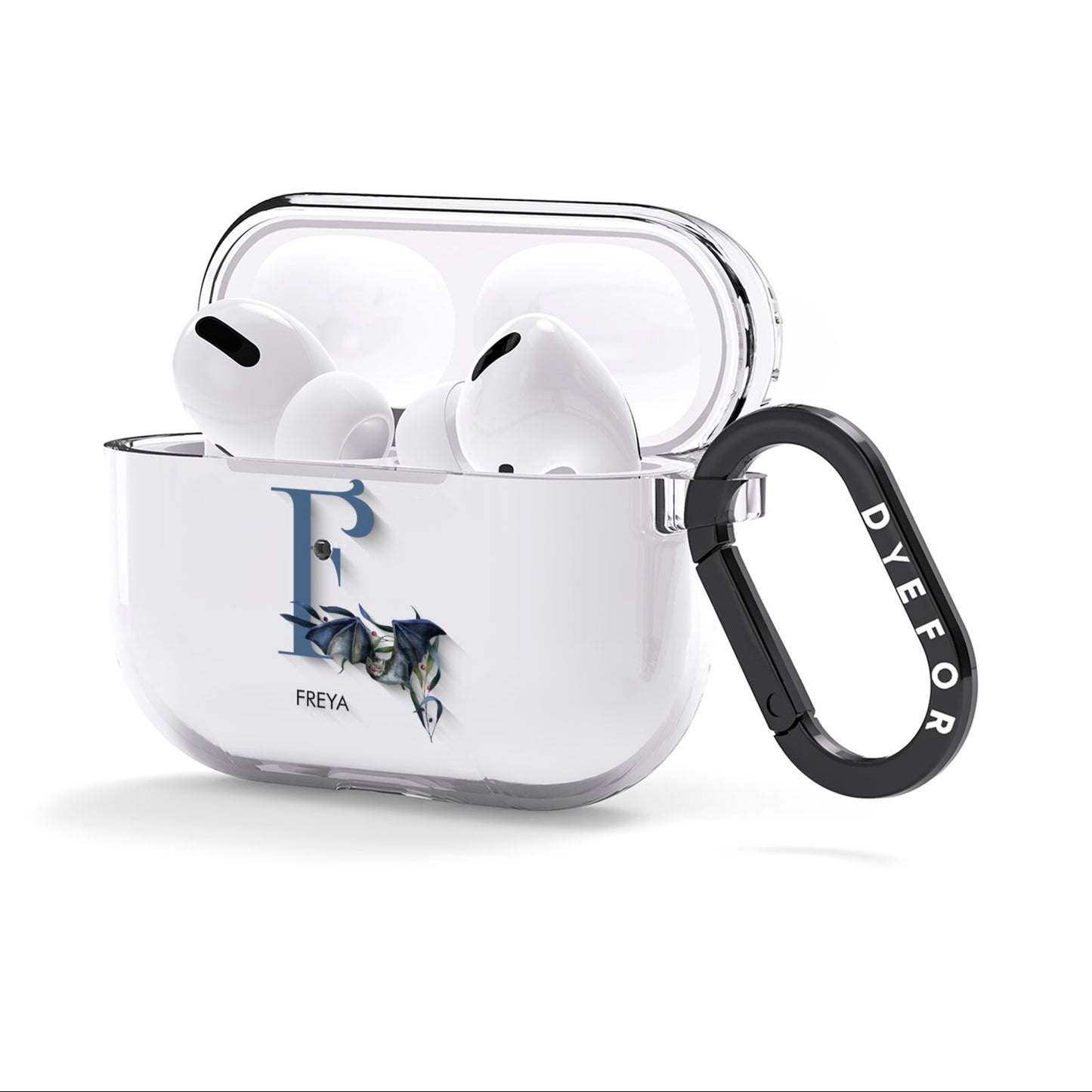 Monogram Bats AirPods Clear Case 3rd Gen Side Image