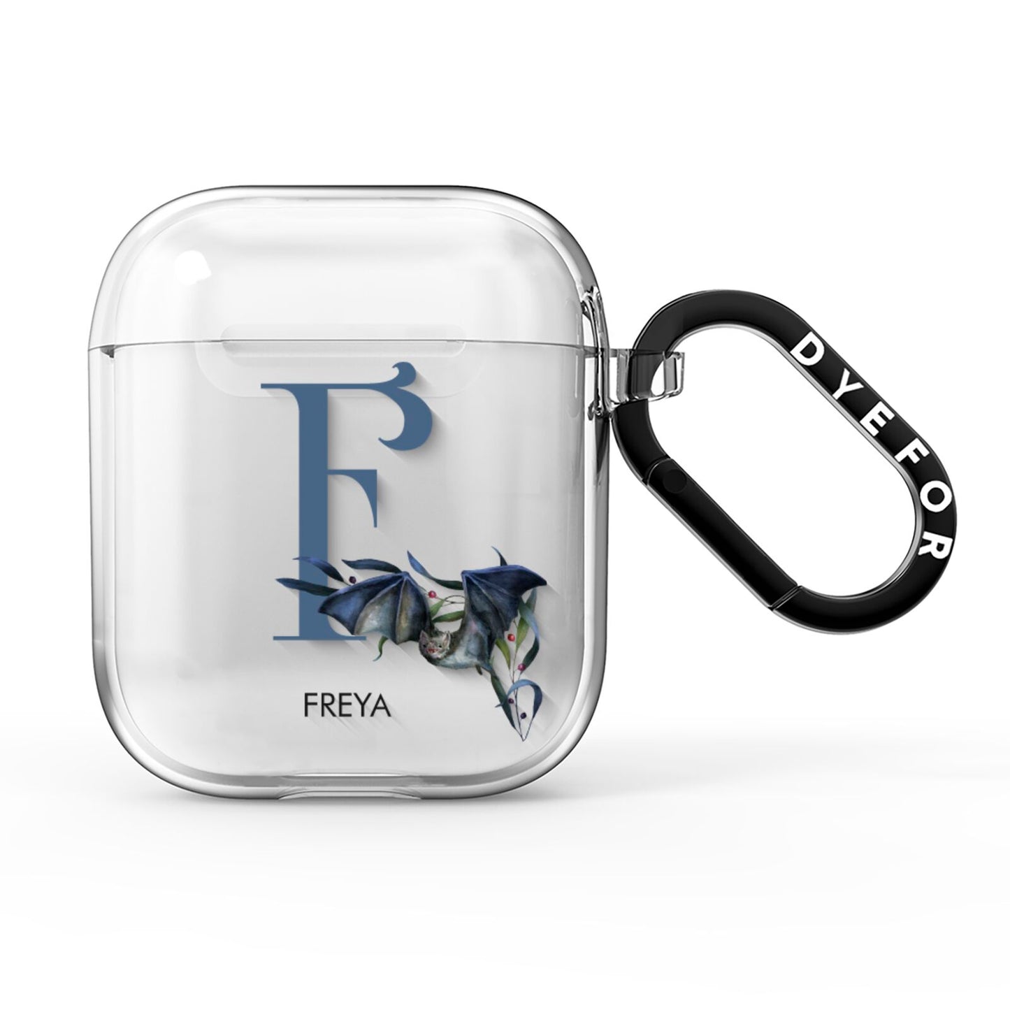 Monogram Bats AirPods Clear Case