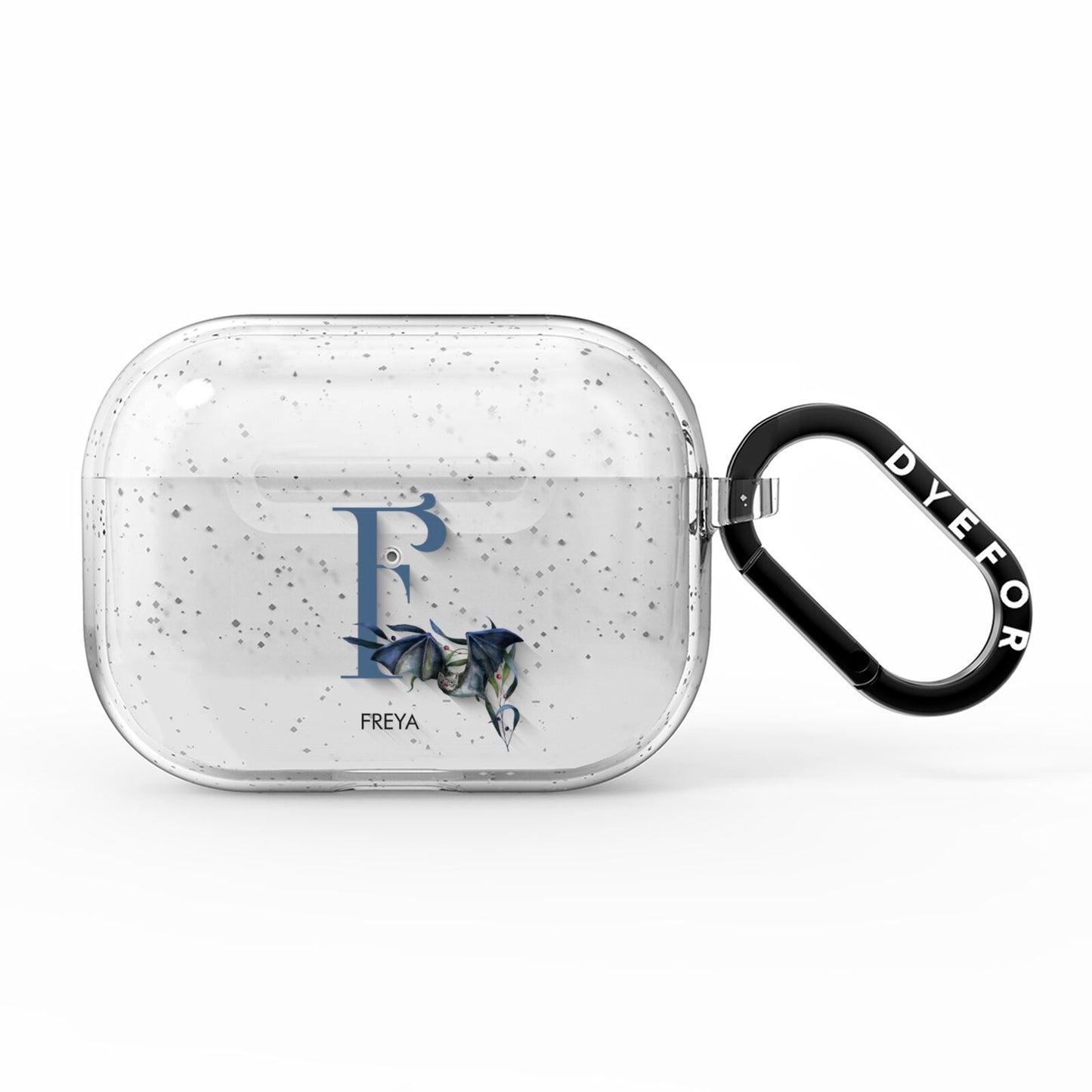 Monogram Bats AirPods Pro Glitter Case