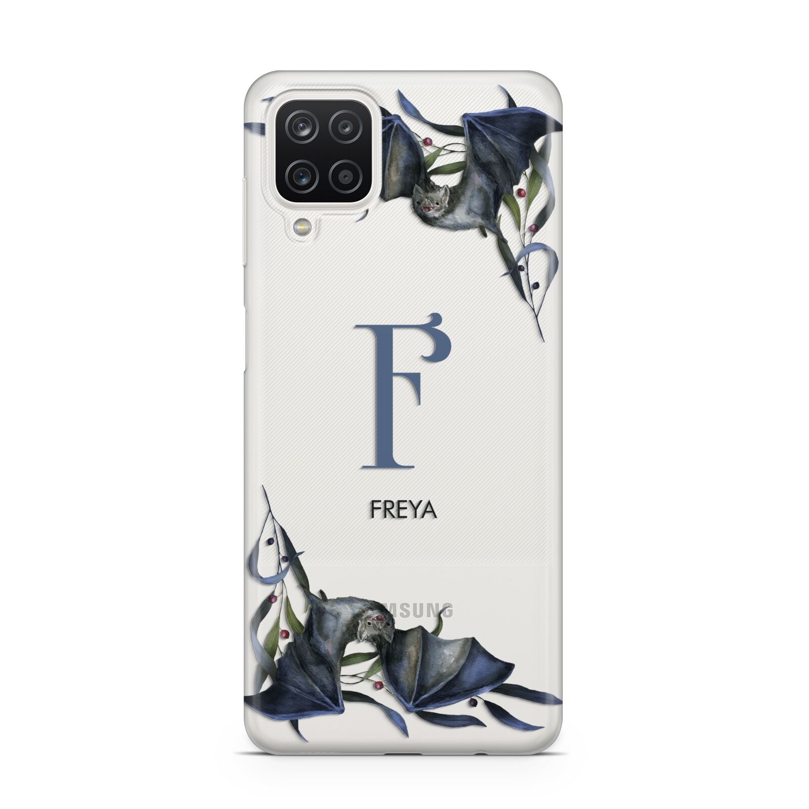 Monogram Bats Samsung A12 Case