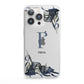 Monogram Bats iPhone 13 Pro Clear Bumper Case