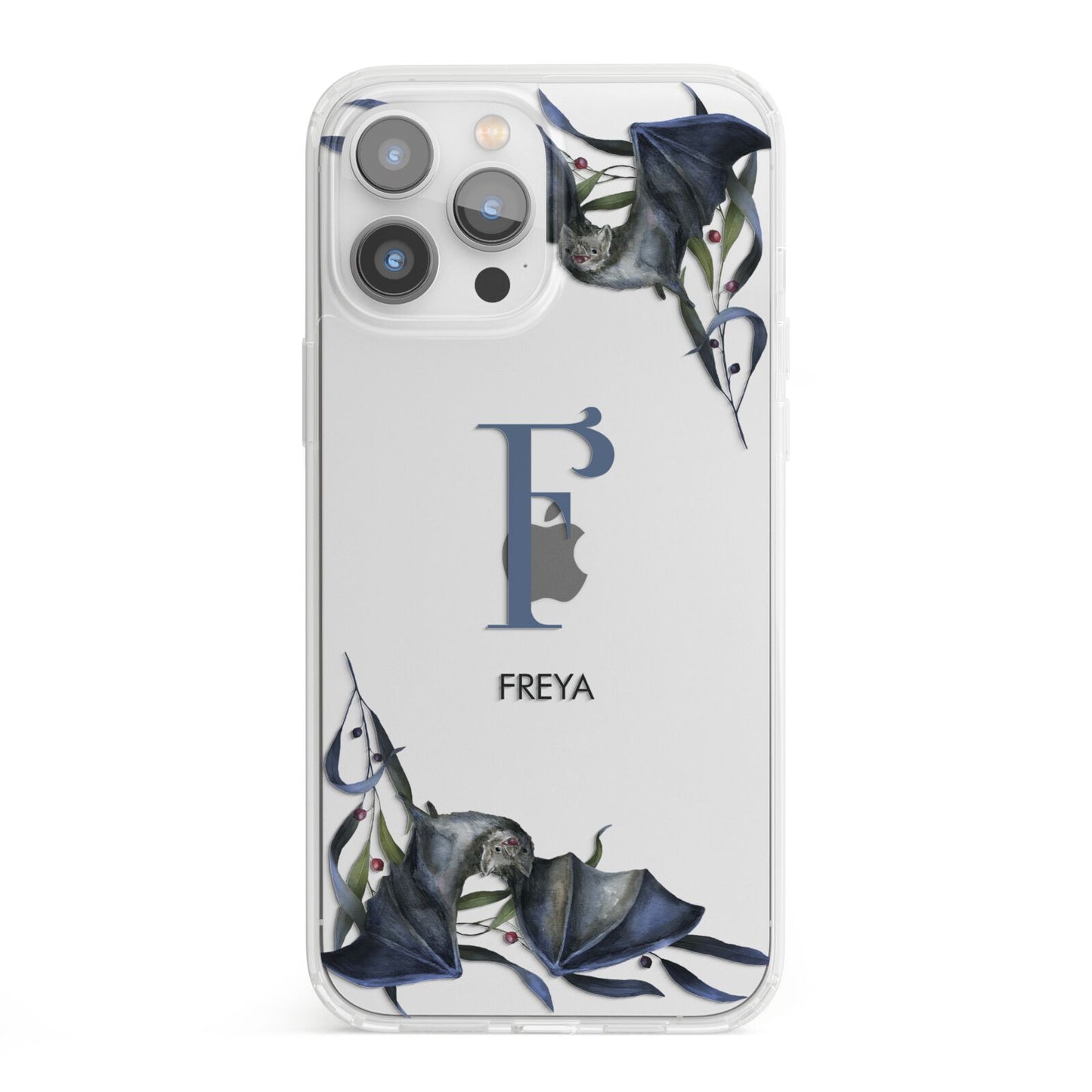 Monogram Bats iPhone 13 Pro Max Clear Bumper Case