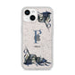 Monogram Bats iPhone 14 Glitter Tough Case Starlight