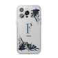 Monogram Bats iPhone 14 Pro Max Clear Tough Case Silver