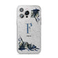 Monogram Bats iPhone 14 Pro Max Glitter Tough Case Silver