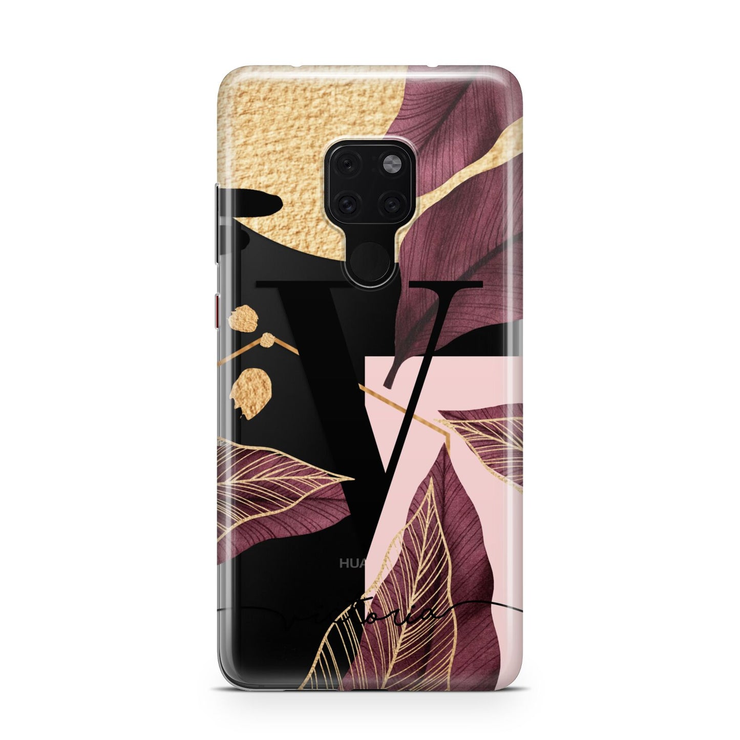 Monogram Tropical Leaves Huawei Mate 20 Phone Case