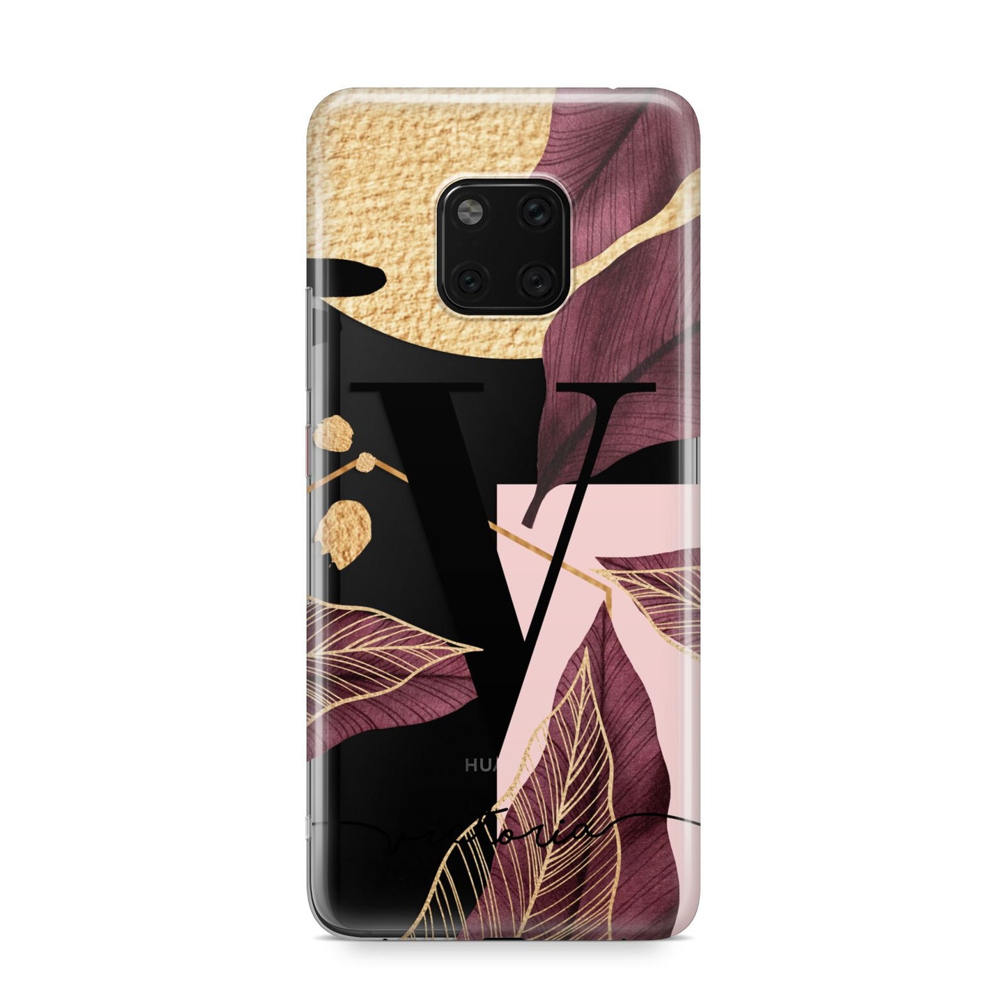 Monogram Tropical Leaves Huawei Mate 20 Pro Phone Case