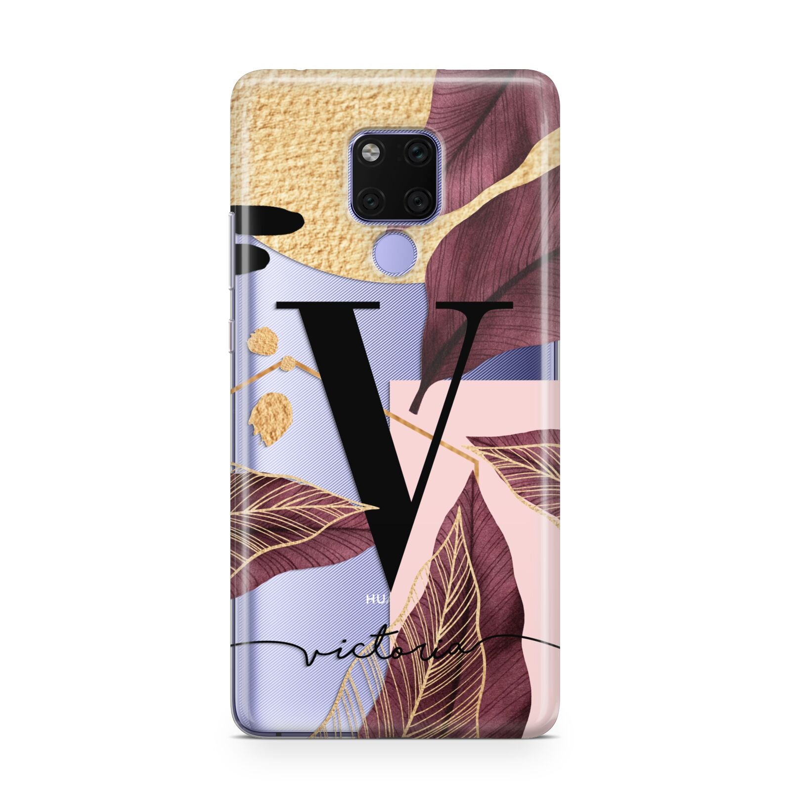 Monogram Tropical Leaves Huawei Mate 20X Phone Case