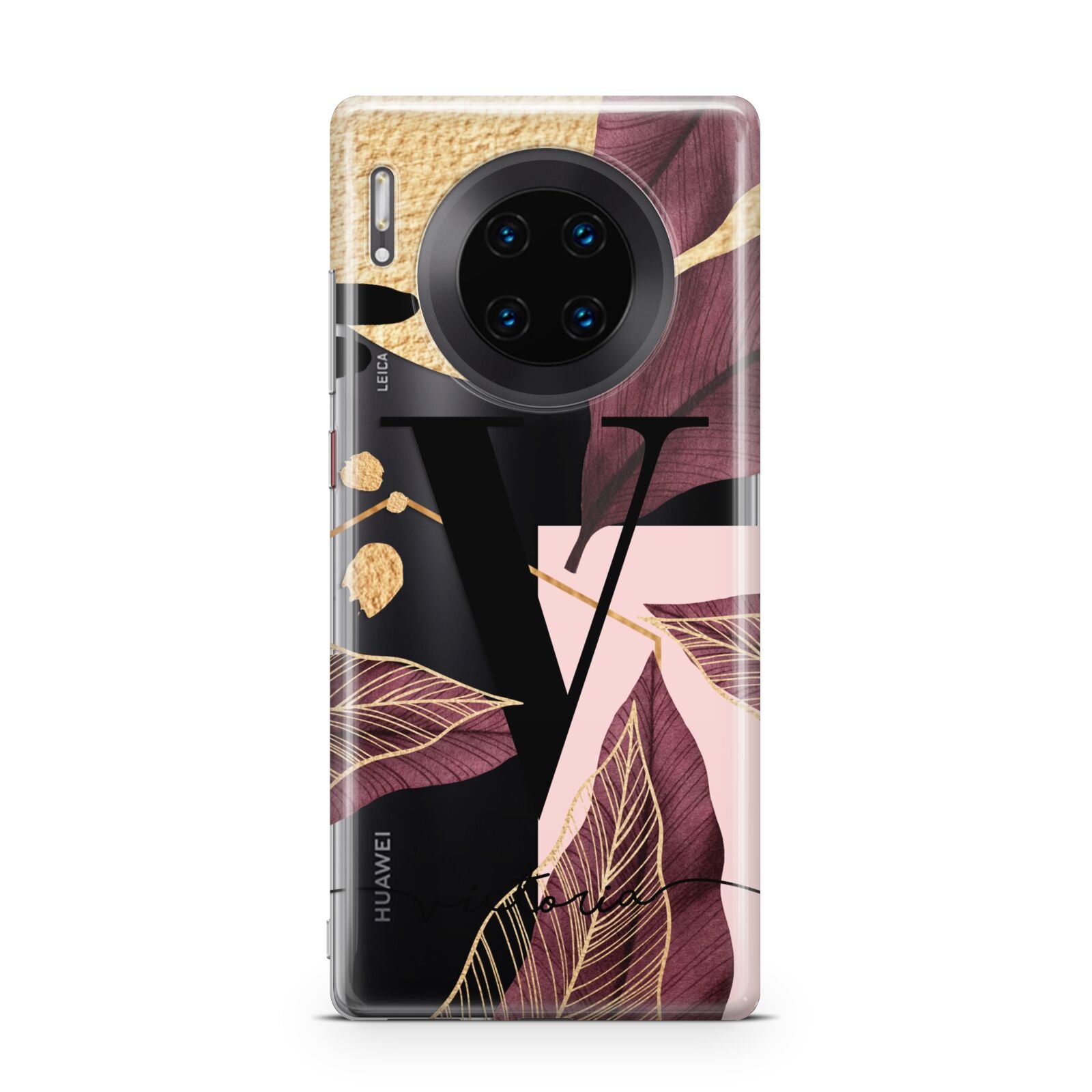 Monogram Tropical Leaves Huawei Mate 30 Pro Phone Case