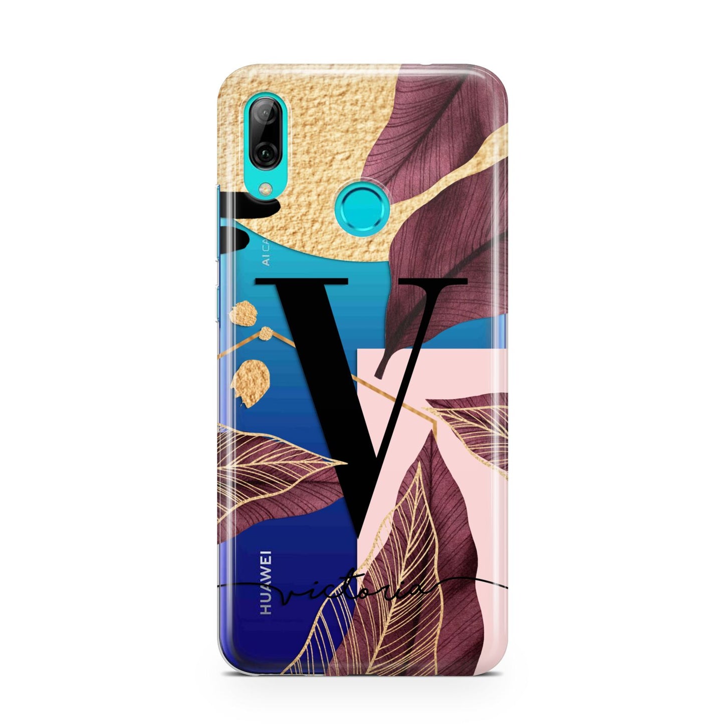 Monogram Tropical Leaves Huawei P Smart 2019 Case