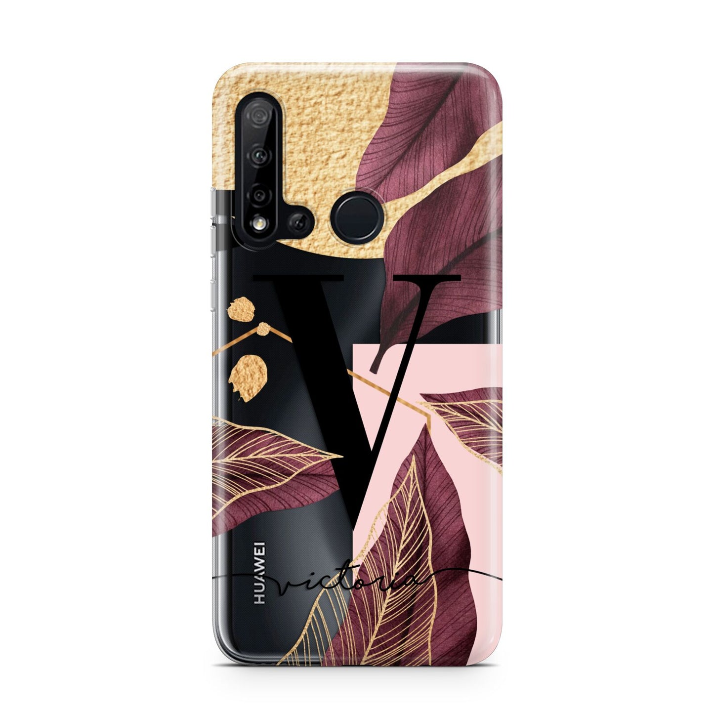 Monogram Tropical Leaves Huawei P20 Lite 5G Phone Case