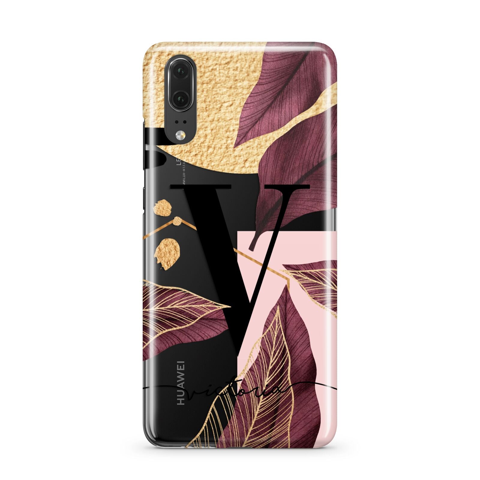 Monogram Tropical Leaves Huawei P20 Phone Case