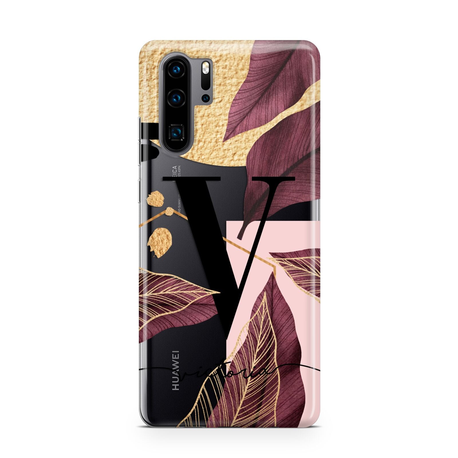 Monogram Tropical Leaves Huawei P30 Pro Phone Case