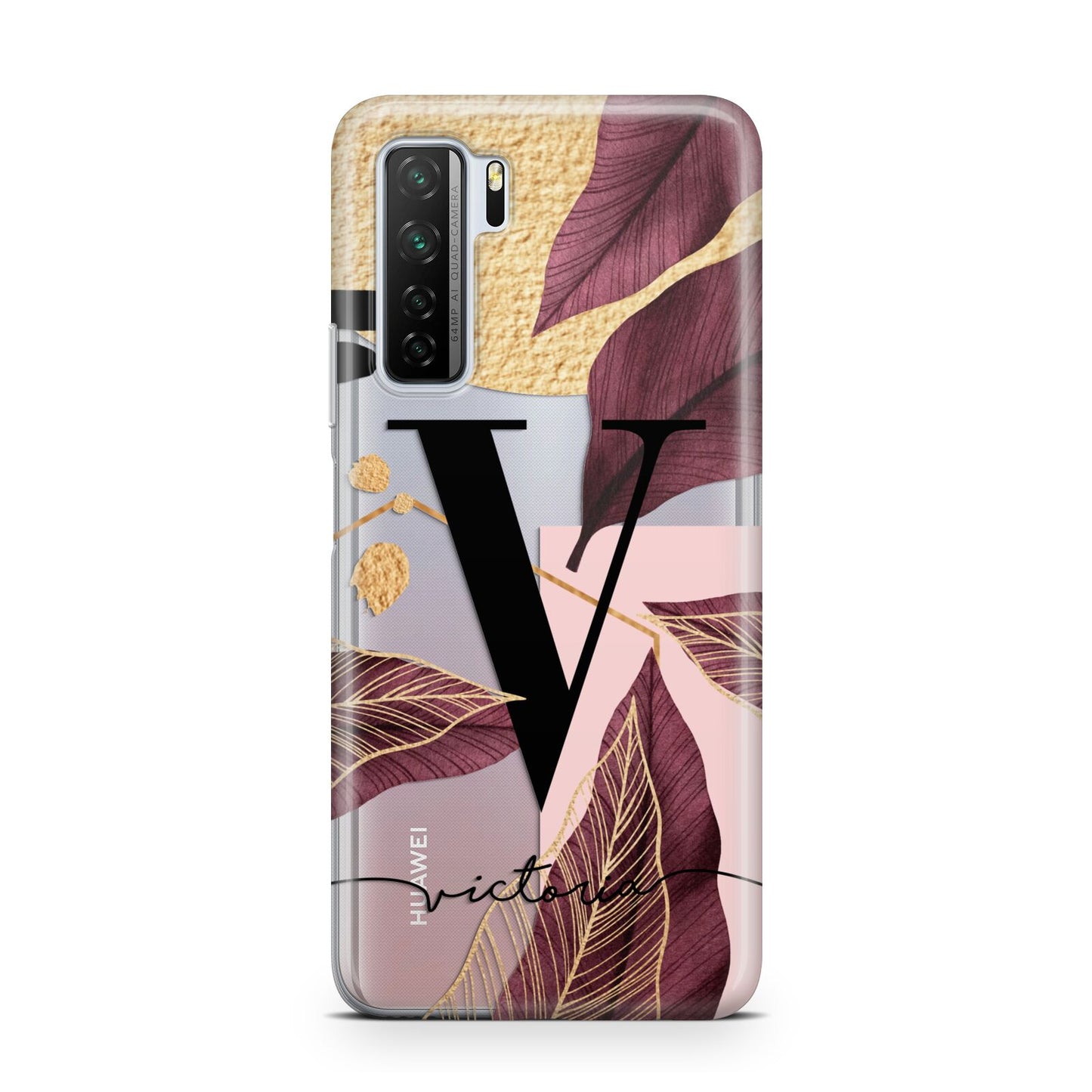 Monogram Tropical Leaves Huawei P40 Lite 5G Phone Case