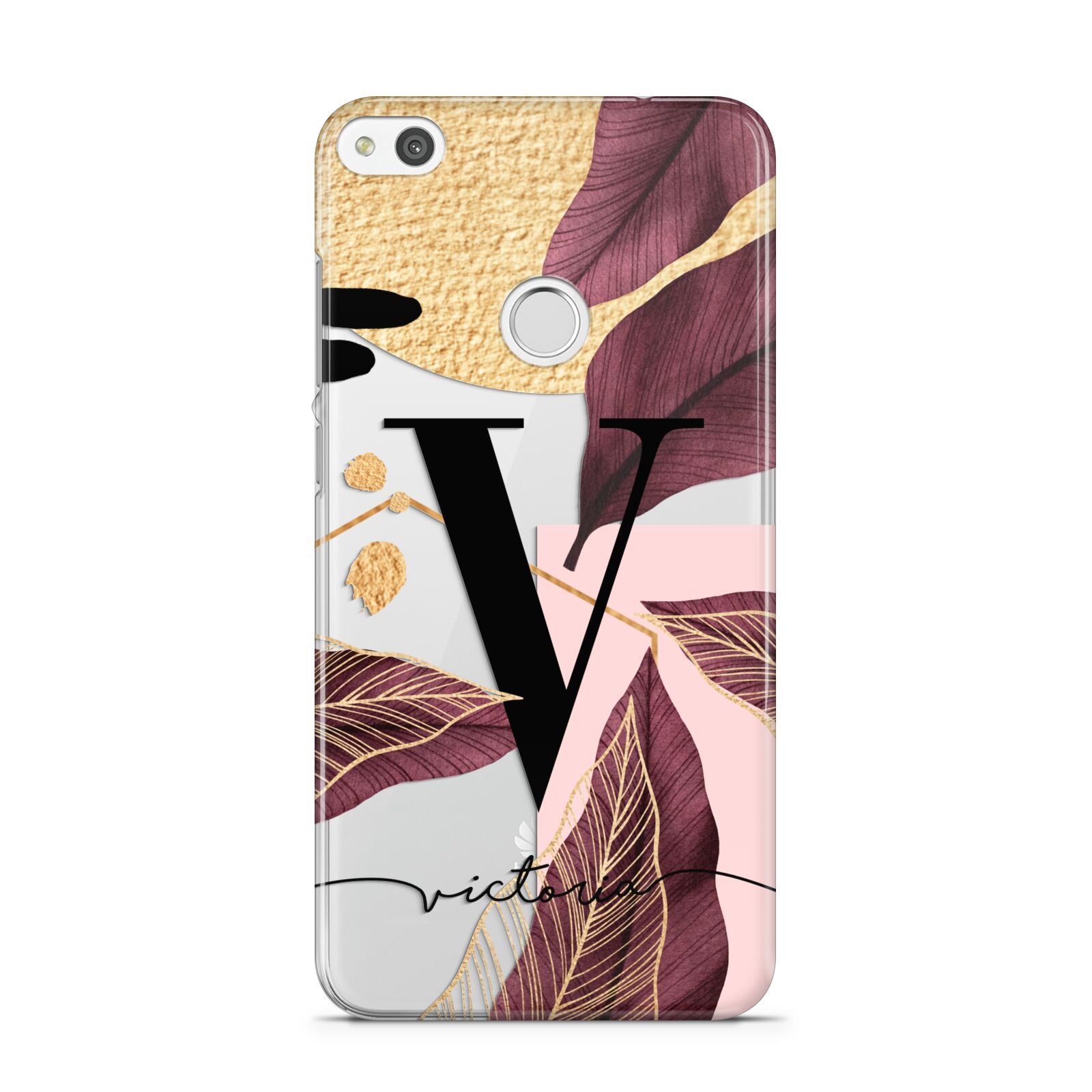 Monogram Tropical Leaves Huawei P8 Lite Case