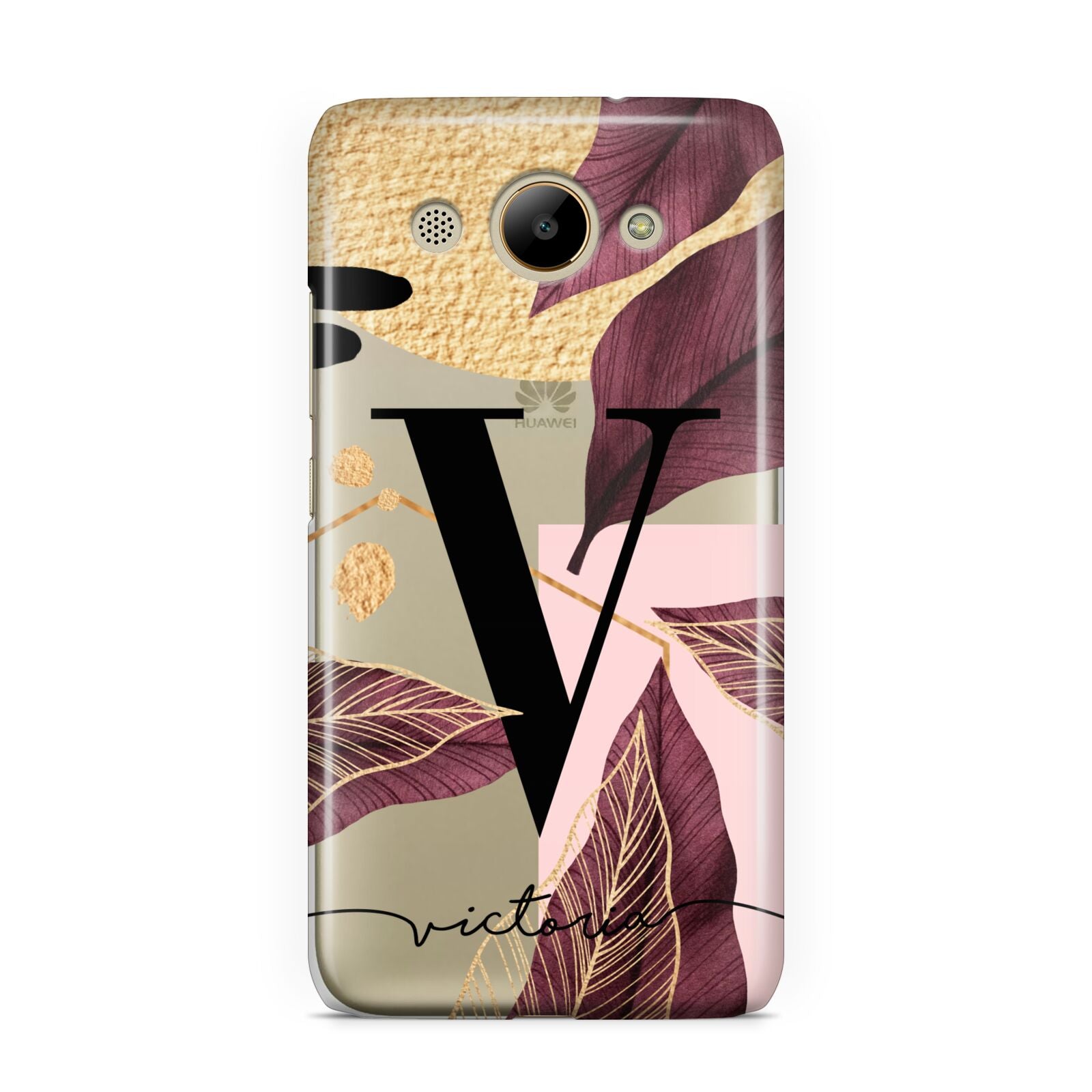 Monogram Tropical Leaves Huawei Y3 2017