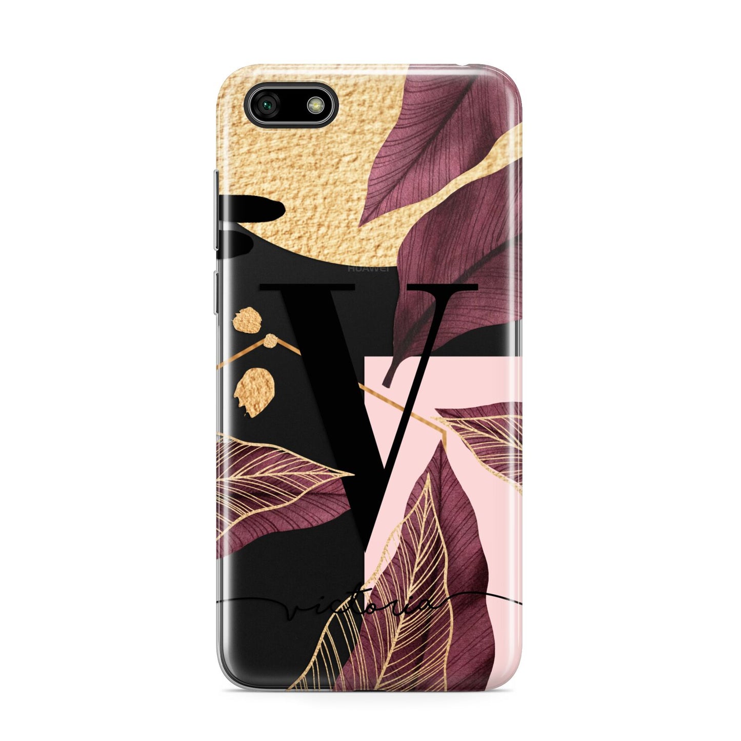 Monogram Tropical Leaves Huawei Y5 Prime 2018 Phone Case