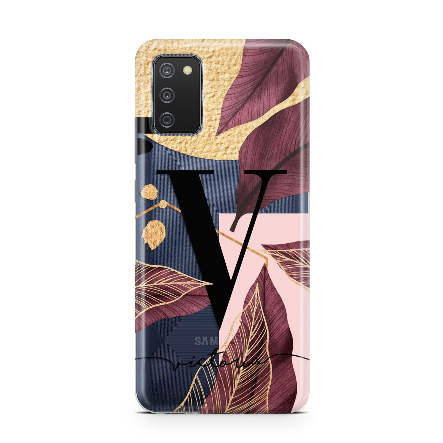 Monogram Tropical Leaves Samsung A02s Case