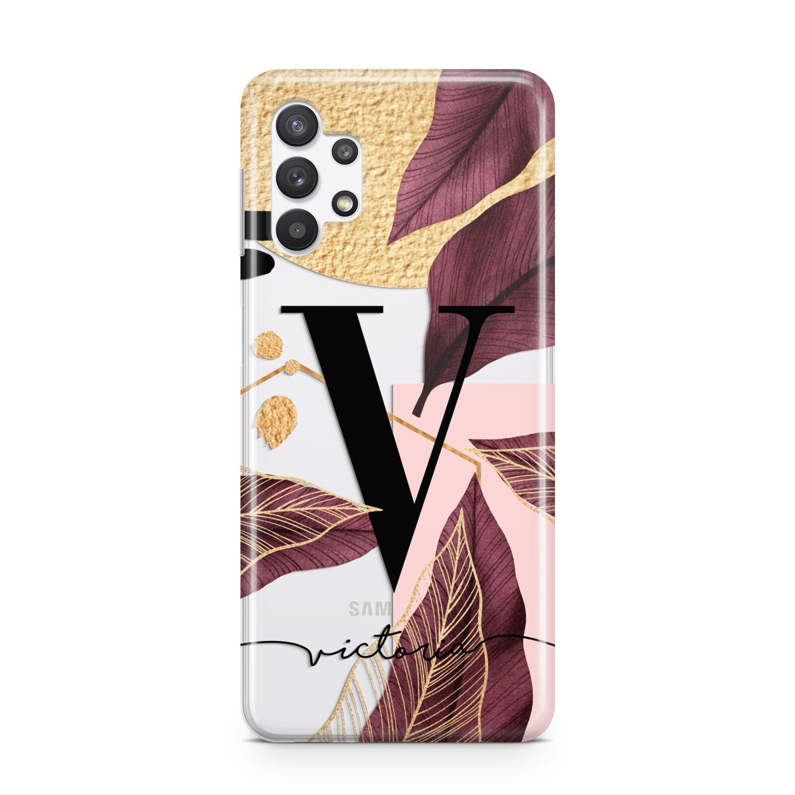 Monogram Tropical Leaves Samsung A32 5G Case