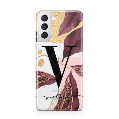 Monogram Tropical Leaves Samsung S21 Case