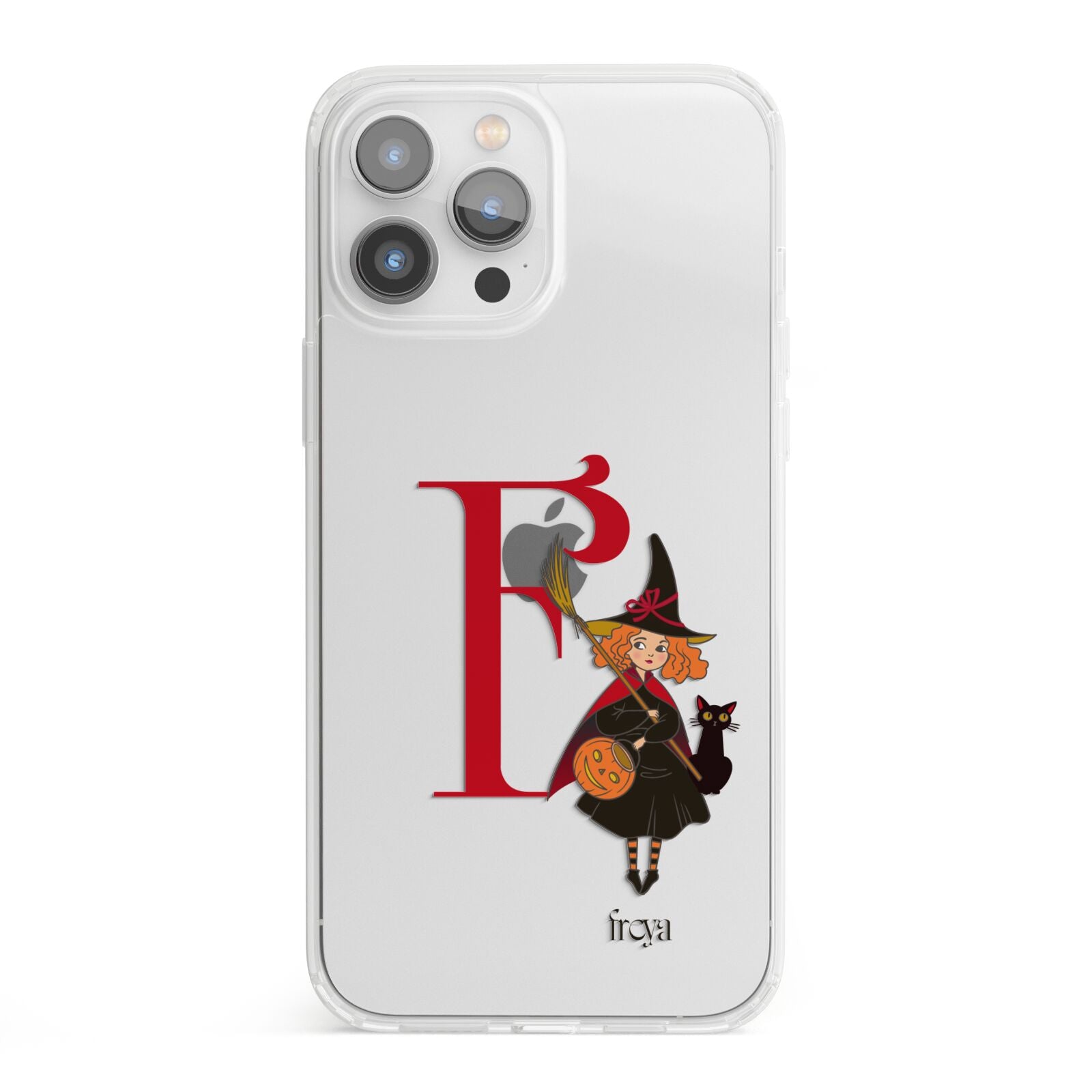 Monogram Witch iPhone 13 Pro Max Clear Bumper Case