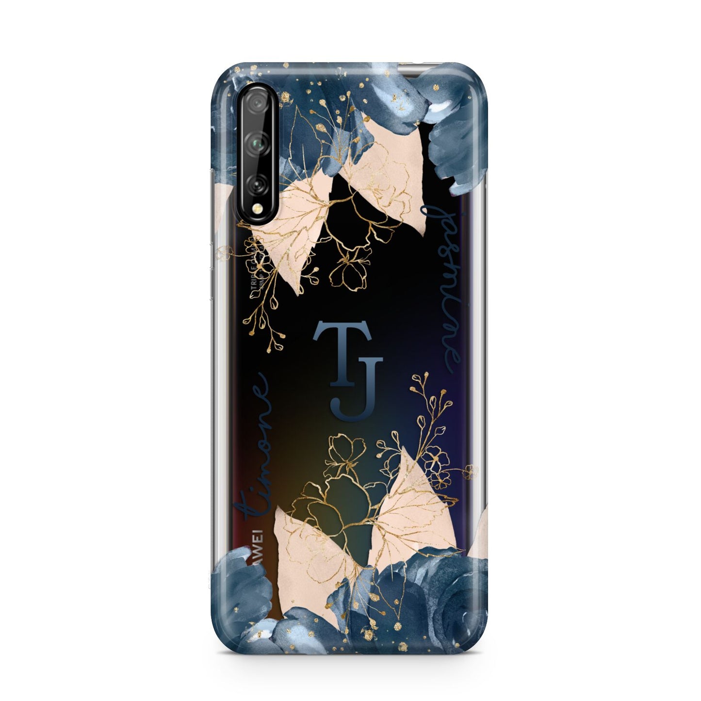 Monogrammed Florals Huawei Enjoy 10s Phone Case