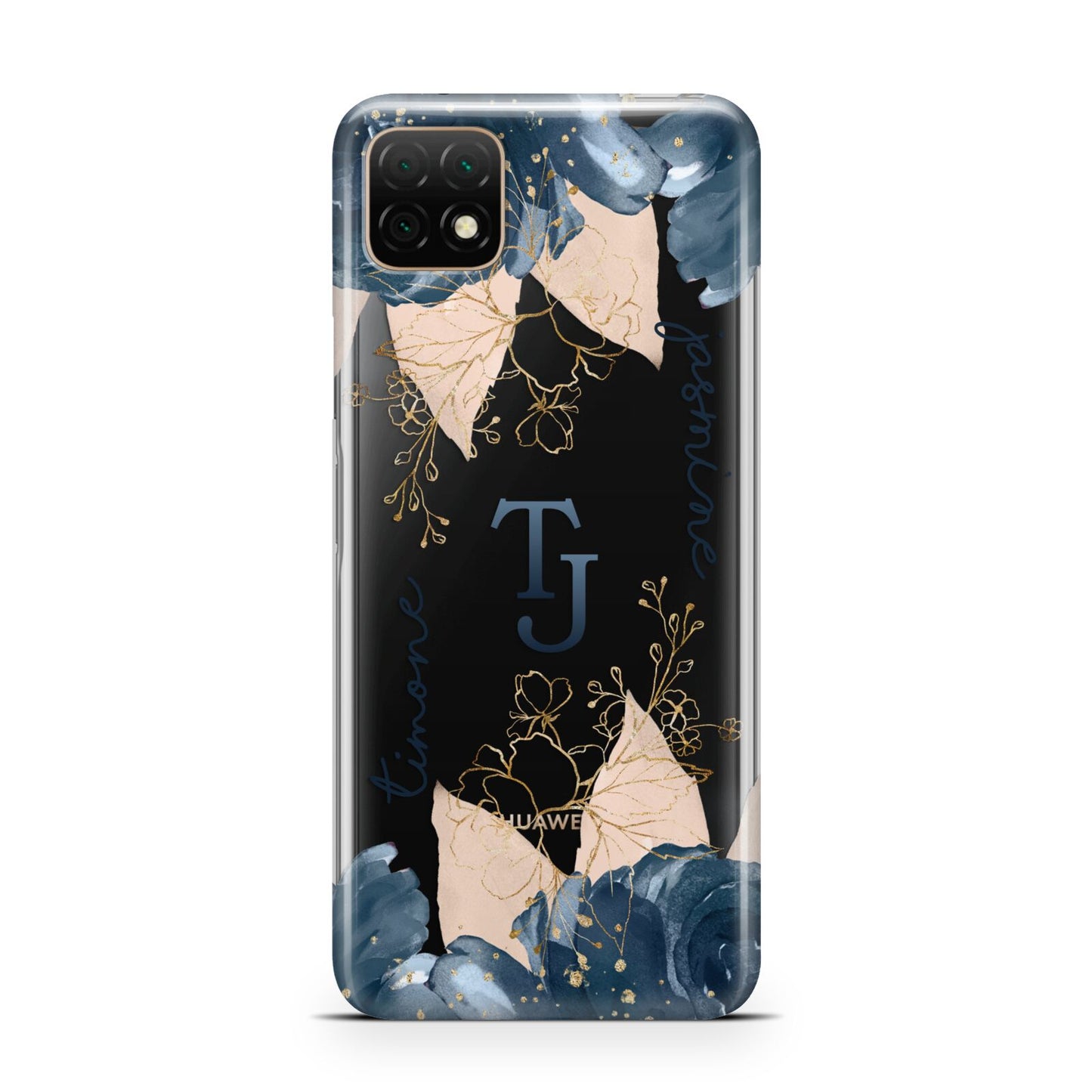 Monogrammed Florals Huawei Enjoy 20 Phone Case