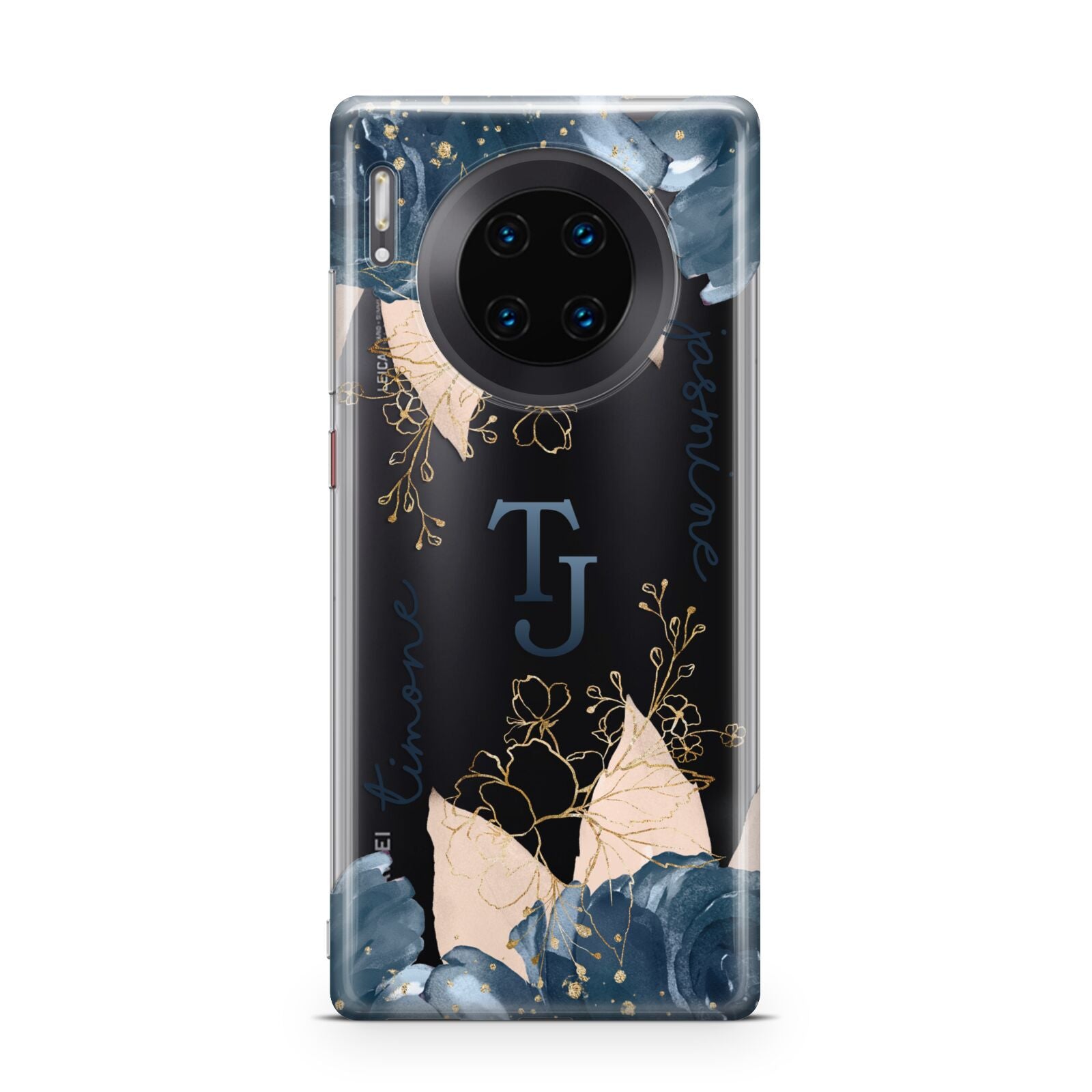 Monogrammed Florals Huawei Mate 30 Pro Phone Case