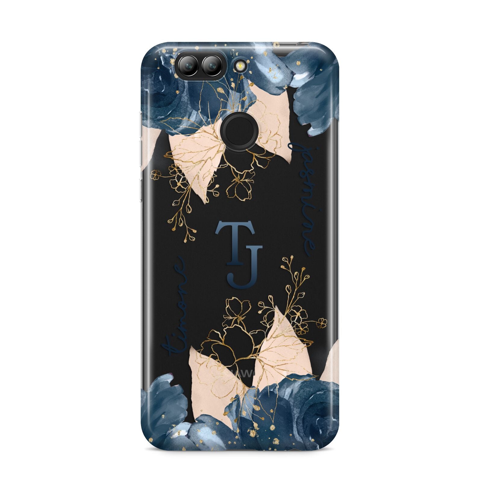 Monogrammed Florals Huawei Nova 2s Phone Case