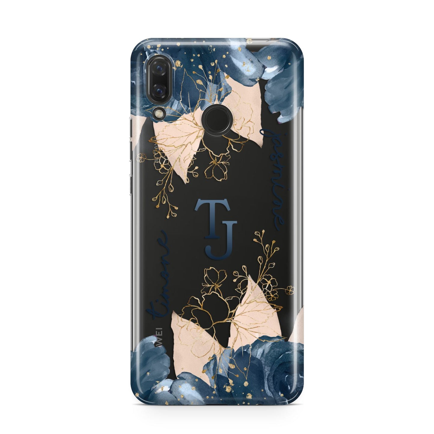 Monogrammed Florals Huawei Nova 3 Phone Case