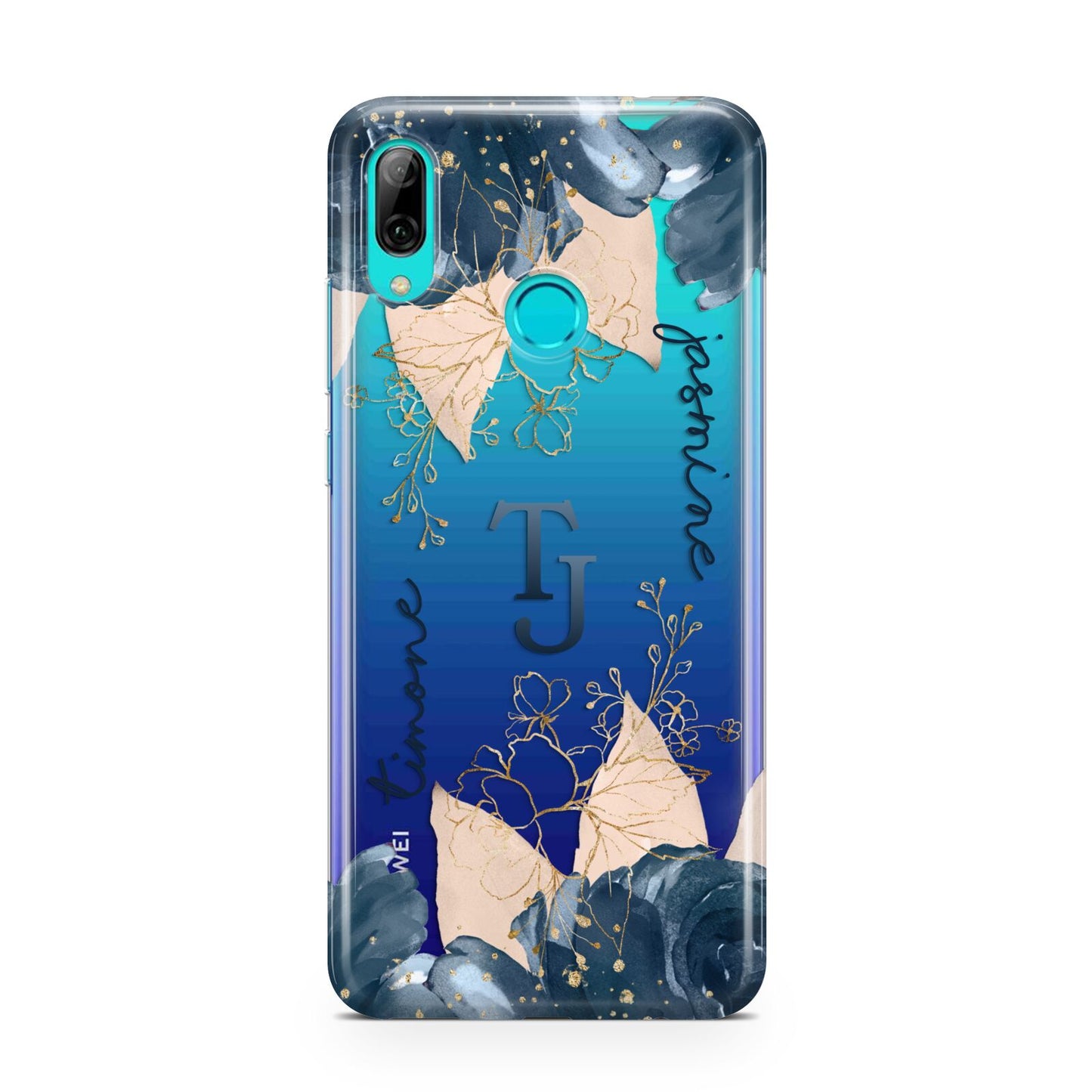 Monogrammed Florals Huawei P Smart 2019 Case