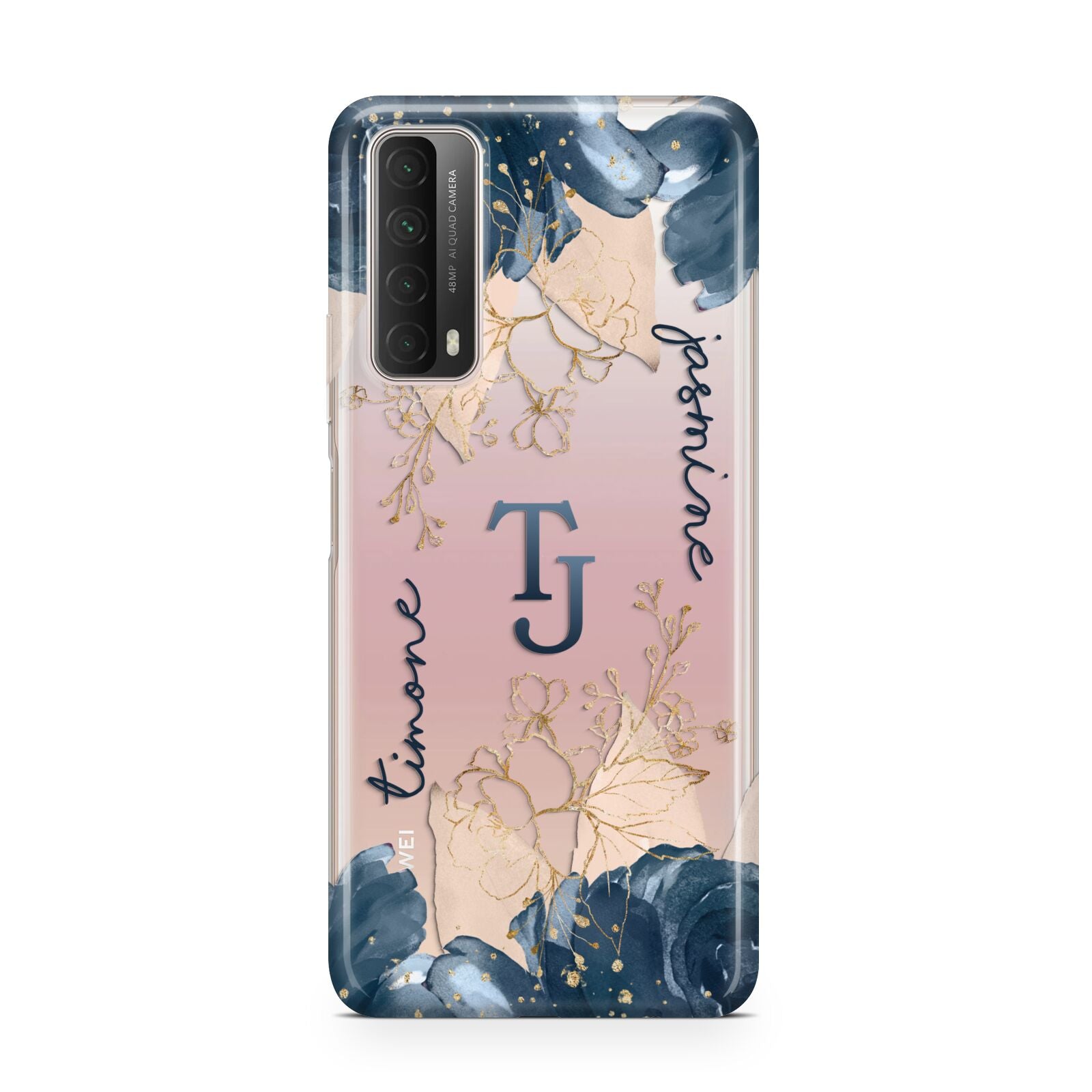 Monogrammed Florals Huawei P Smart 2021