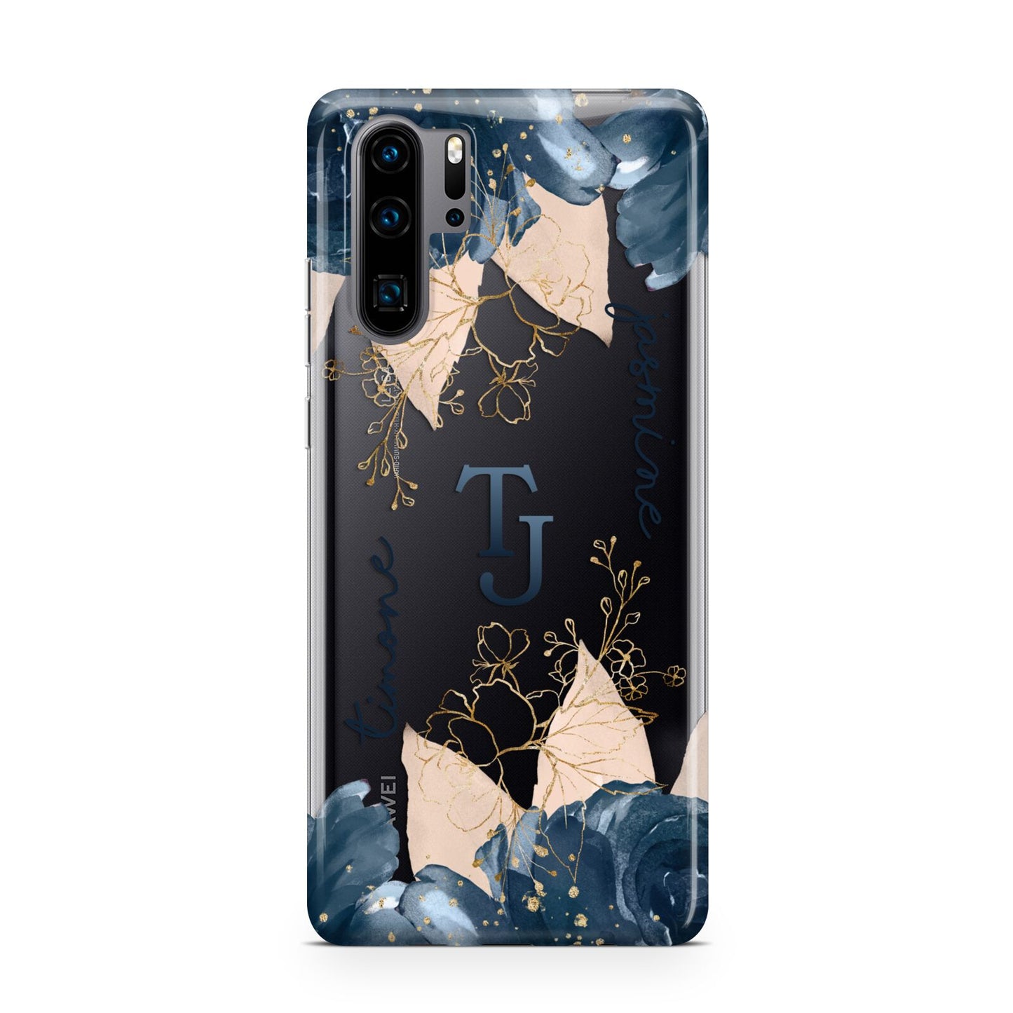 Monogrammed Florals Huawei P30 Pro Phone Case