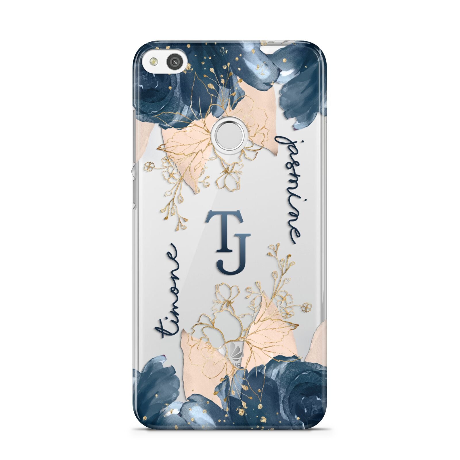 Monogrammed Florals Huawei P8 Lite Case