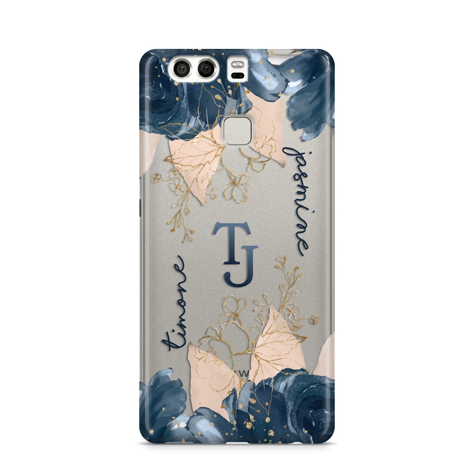 Monogrammed Florals Huawei P9 Case