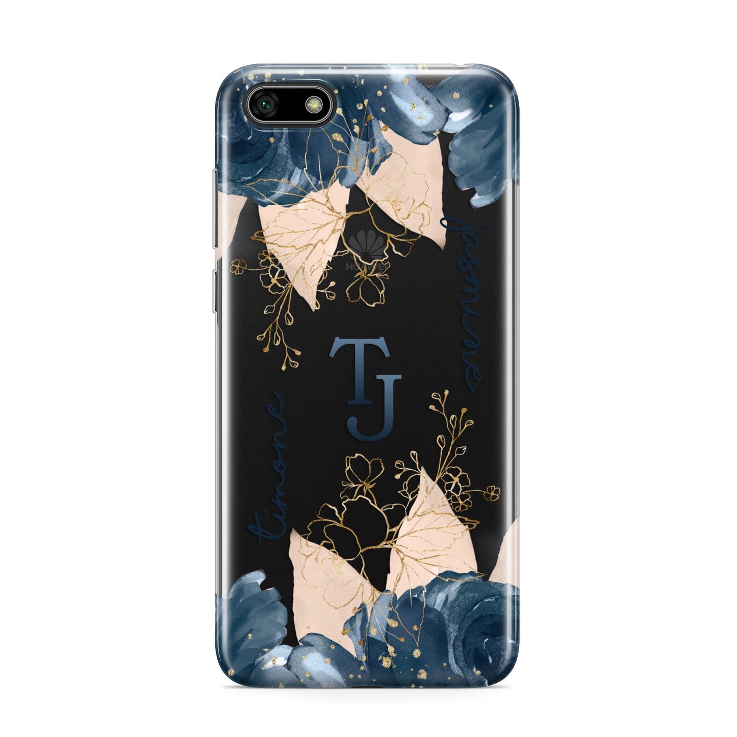 Monogrammed Florals Huawei Y5 Prime 2018 Phone Case