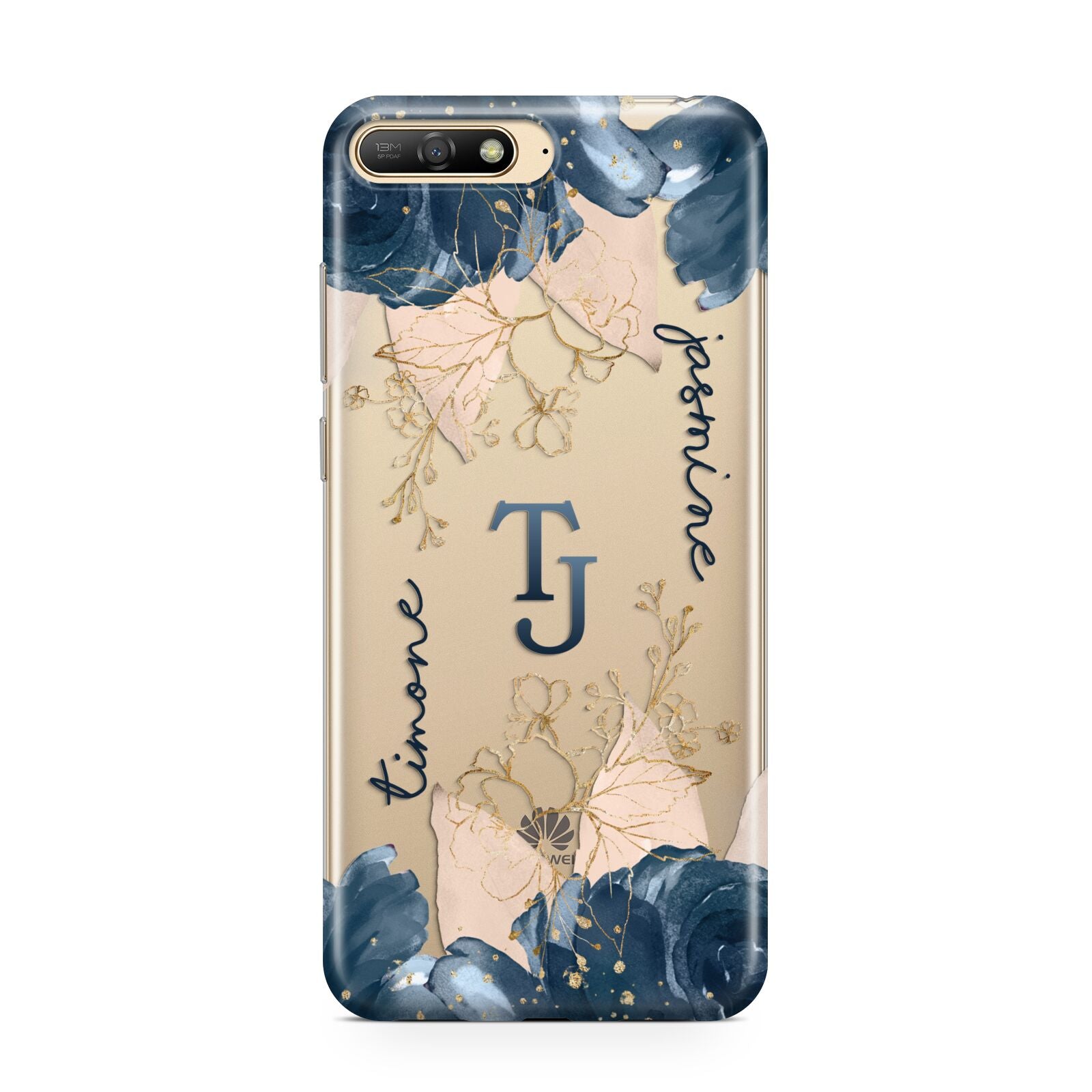 Monogrammed Florals Huawei Y6 2018