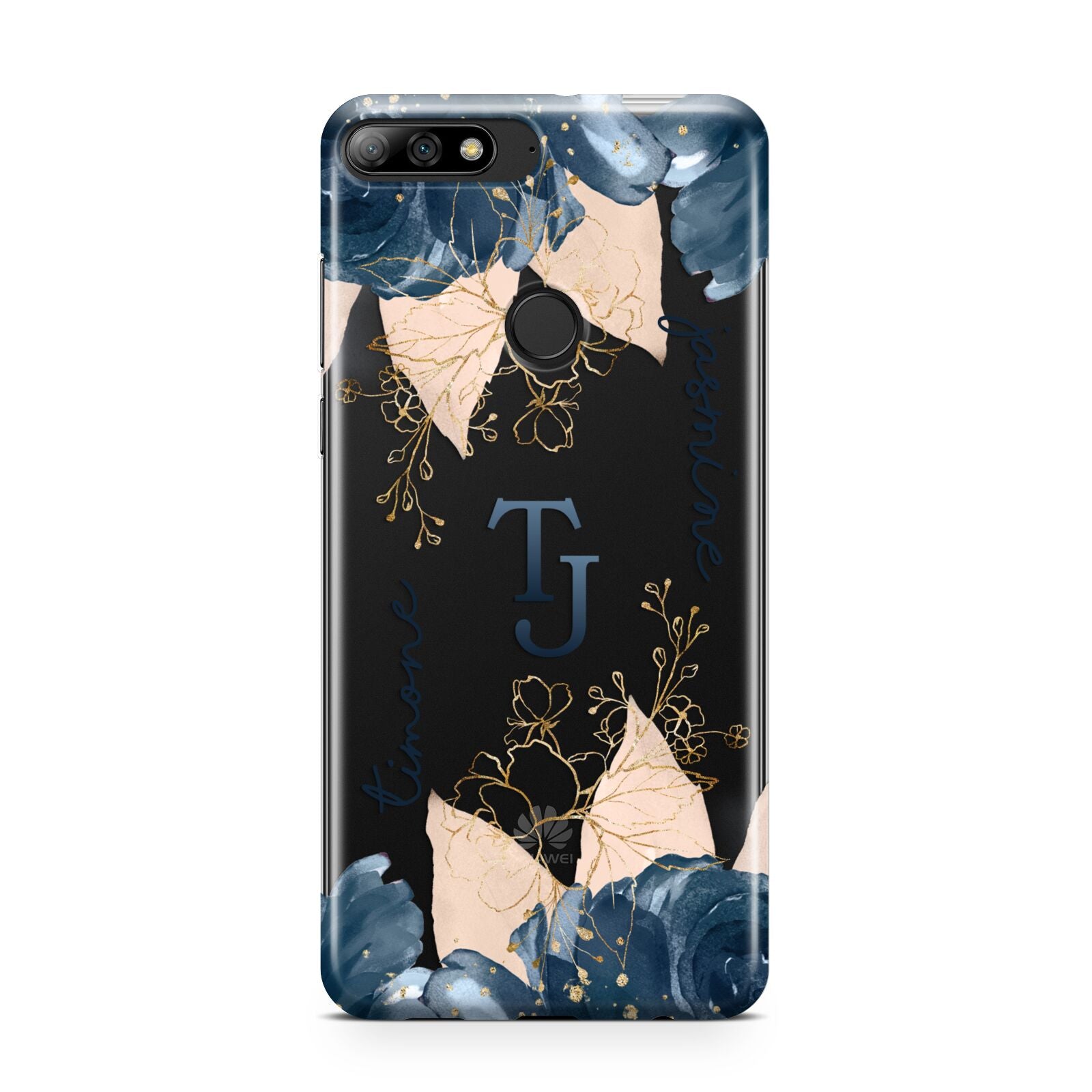 Monogrammed Florals Huawei Y7 2018