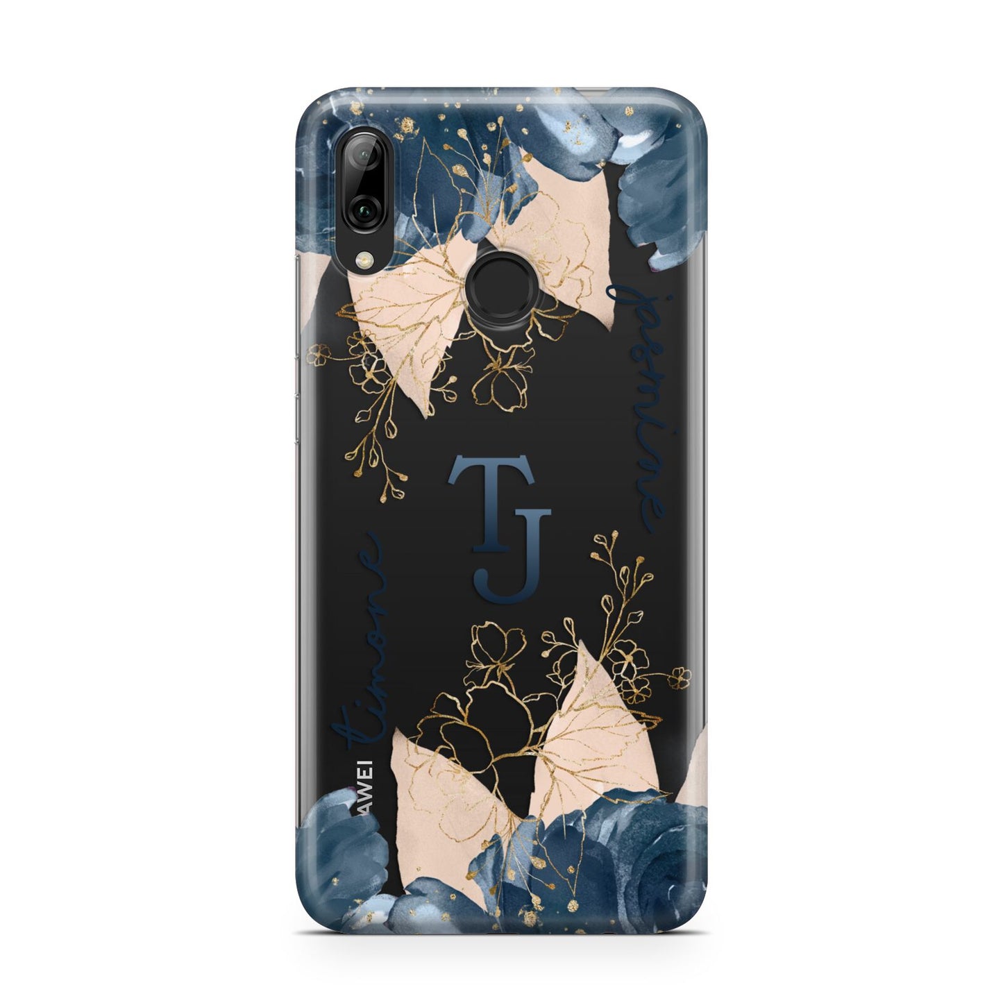 Monogrammed Florals Huawei Y7 2019