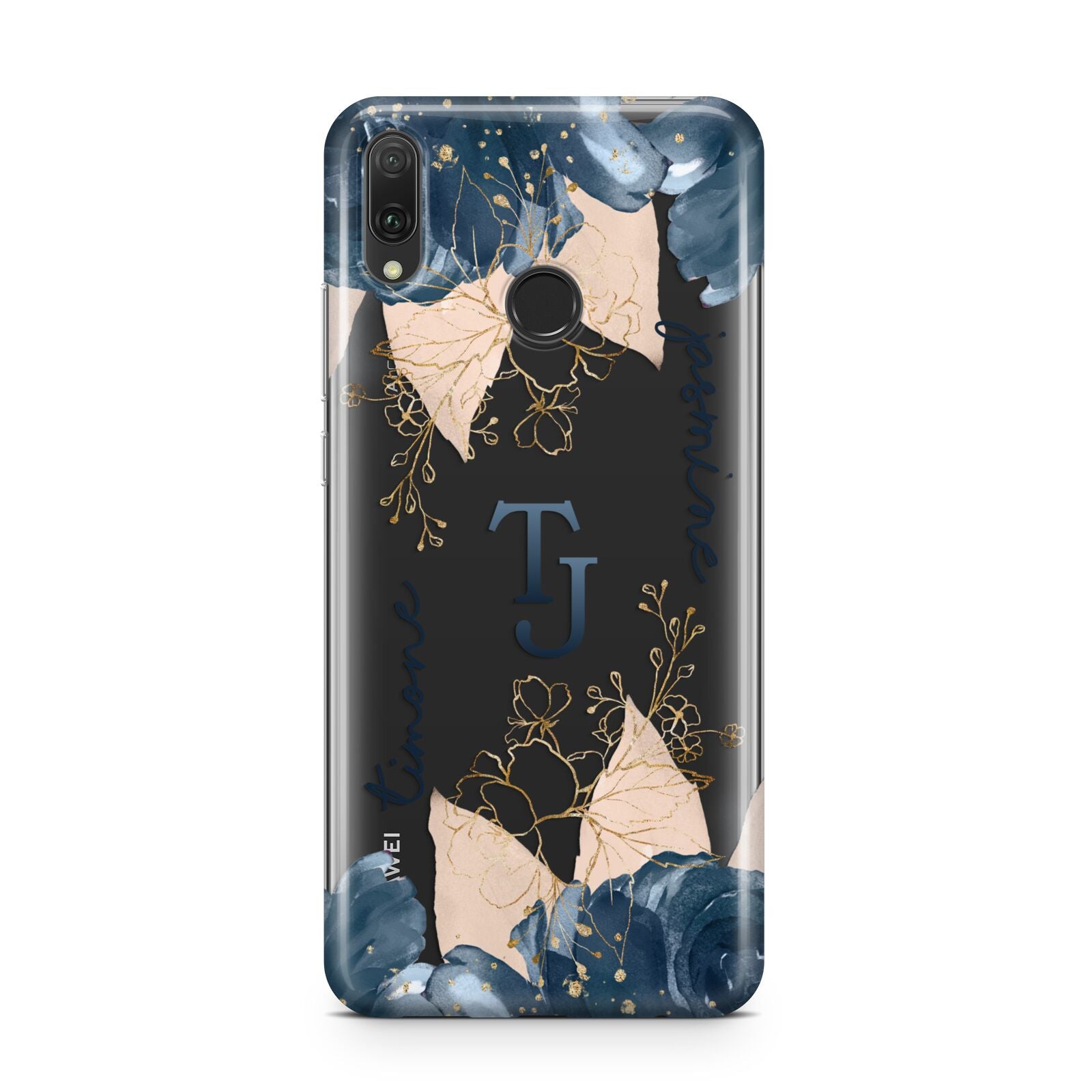 Monogrammed Florals Huawei Y9 2019