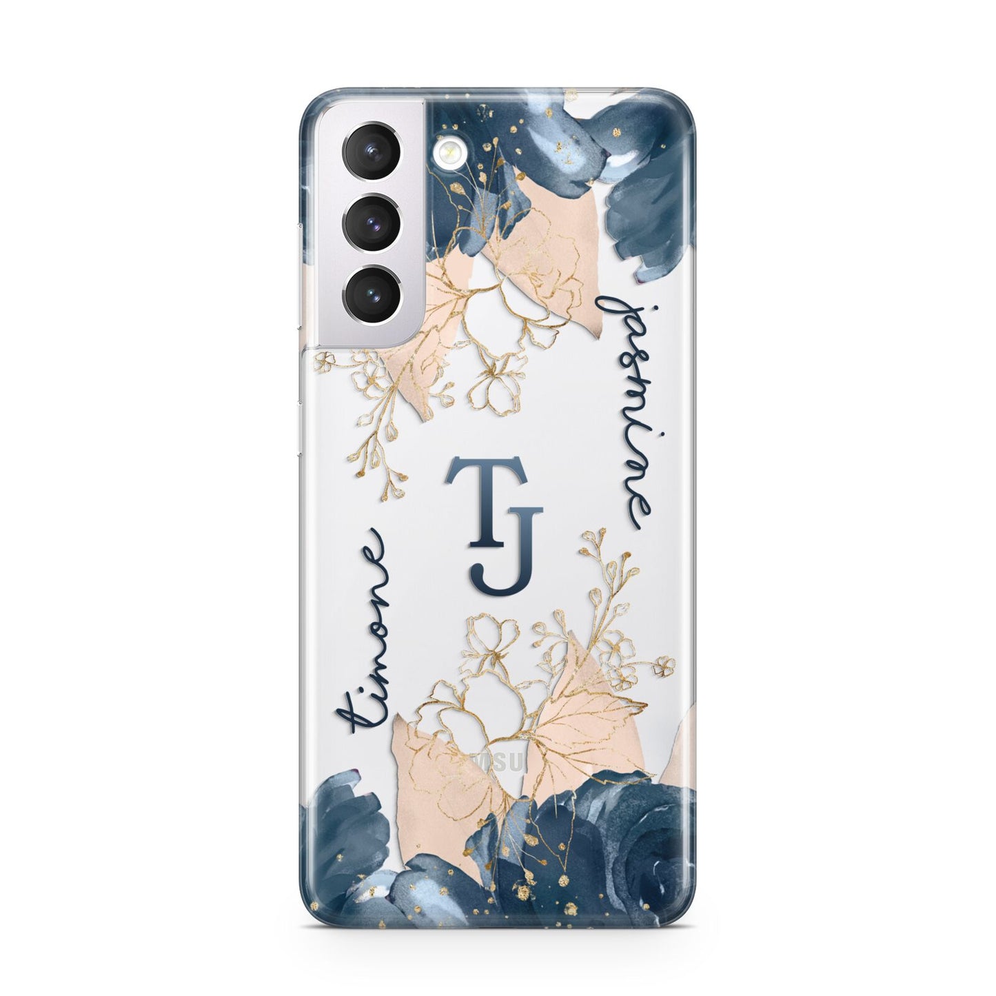 Monogrammed Florals Samsung S21 Case