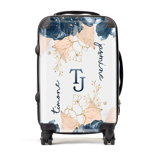 Monogrammed Florals Suitcase