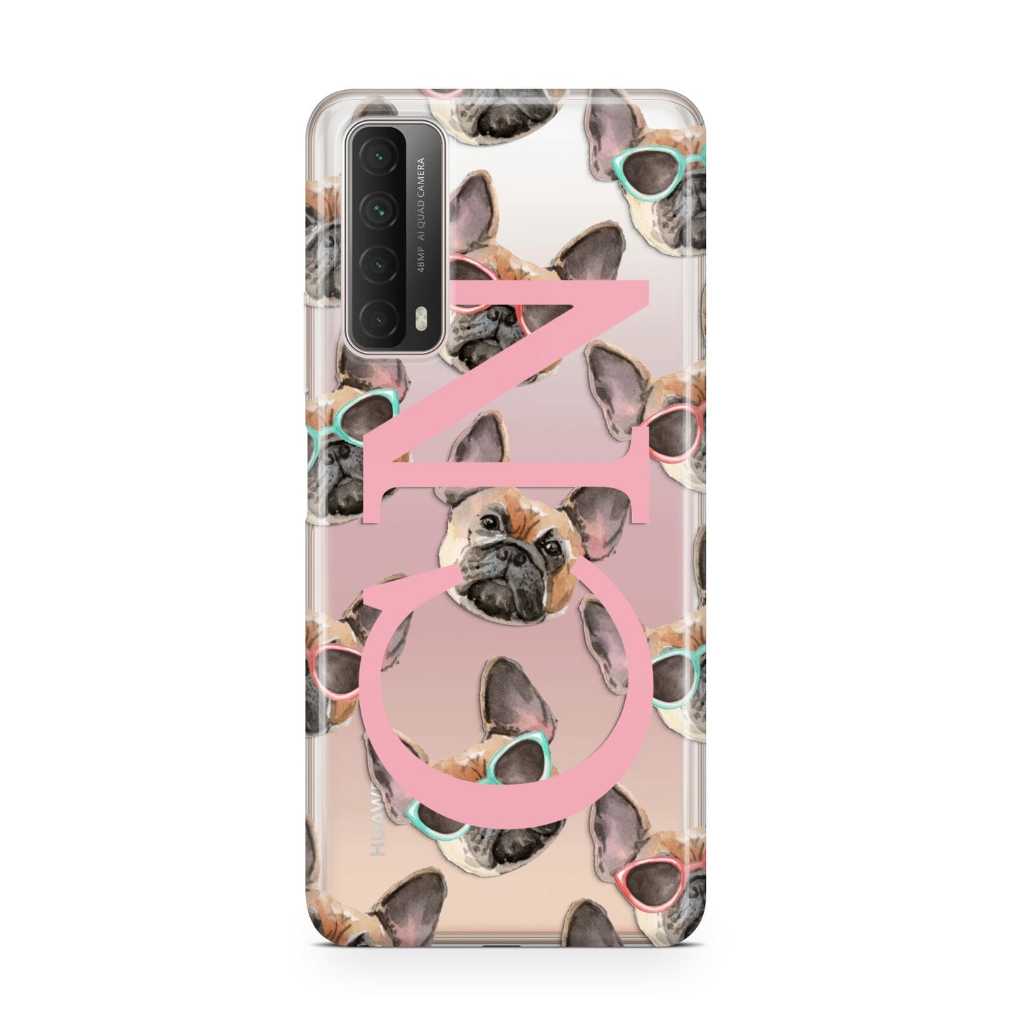 Monogrammed French Bulldog Huawei P Smart 2021