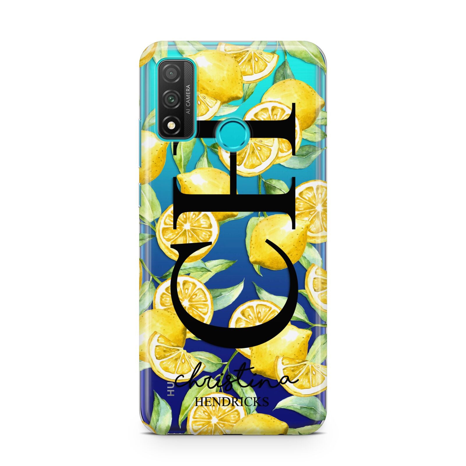 Monogrammed Lemon Fruit Huawei P Smart 2020